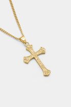 Kreuz Halskette - Gold