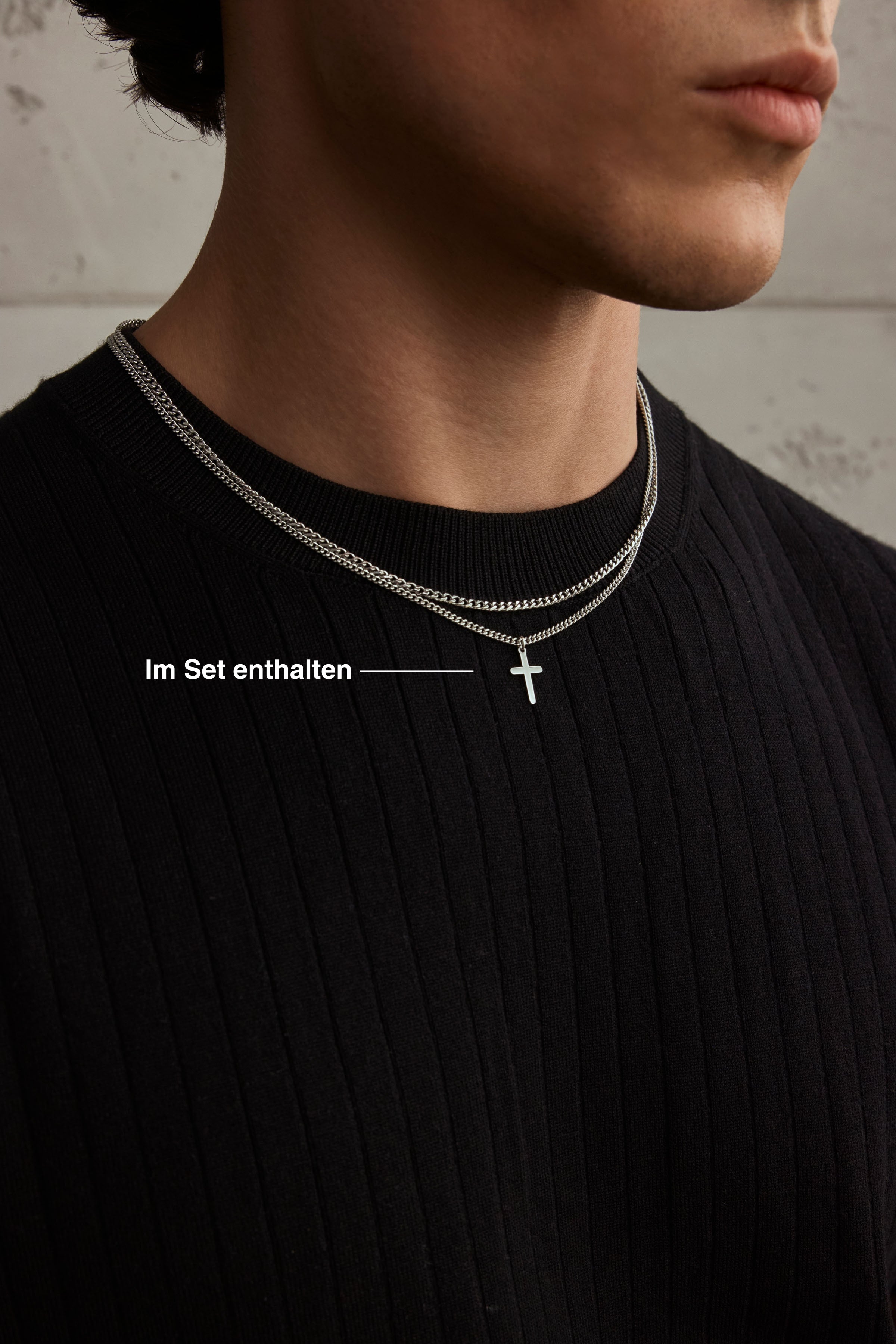 Ketten || || Basic Cross Halskette