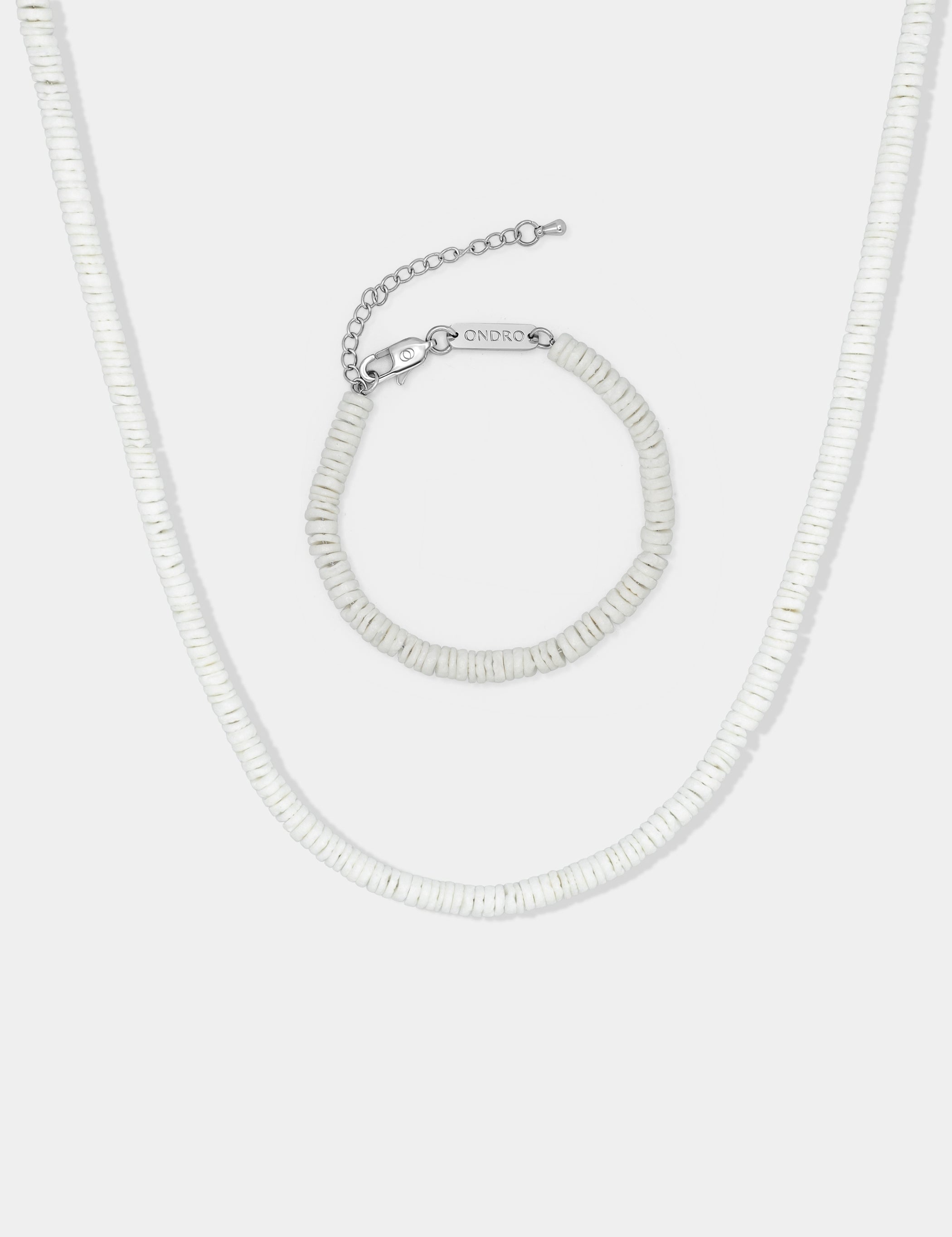 Plate Perlen Halskette & Armband | SET