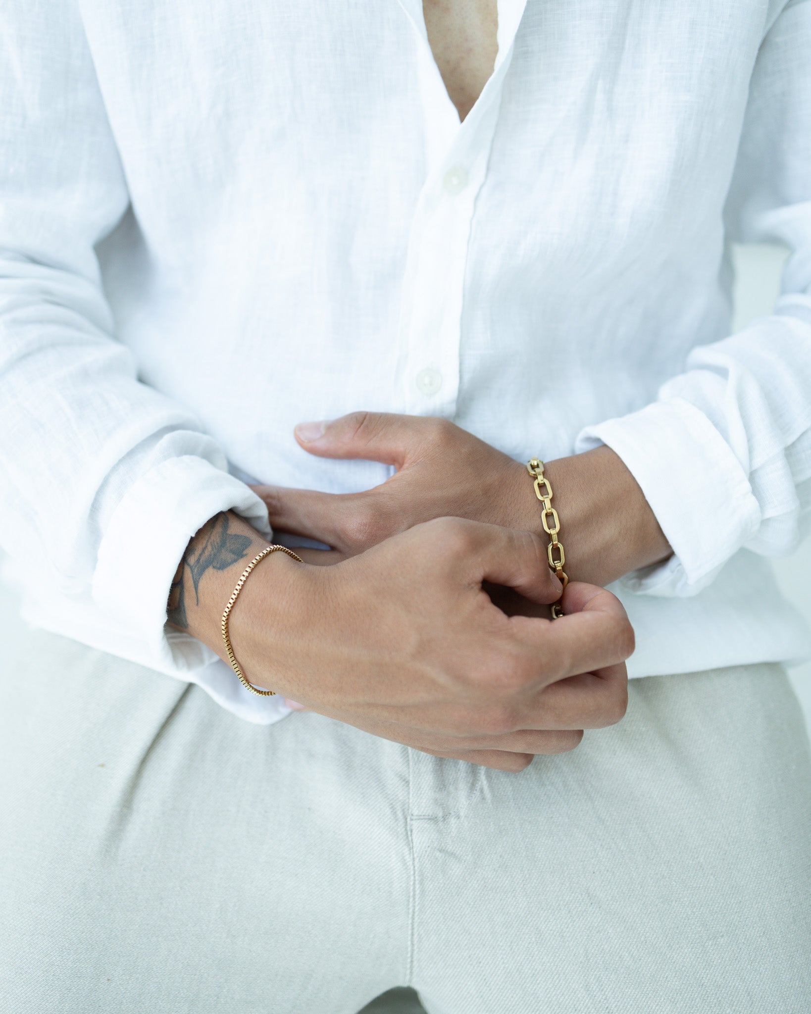 Mini Box Armband - Gold