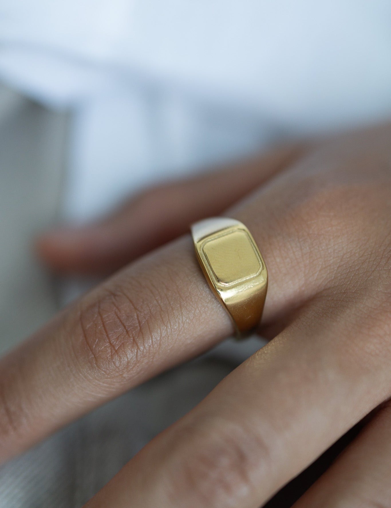 Stamp Ring - Gold