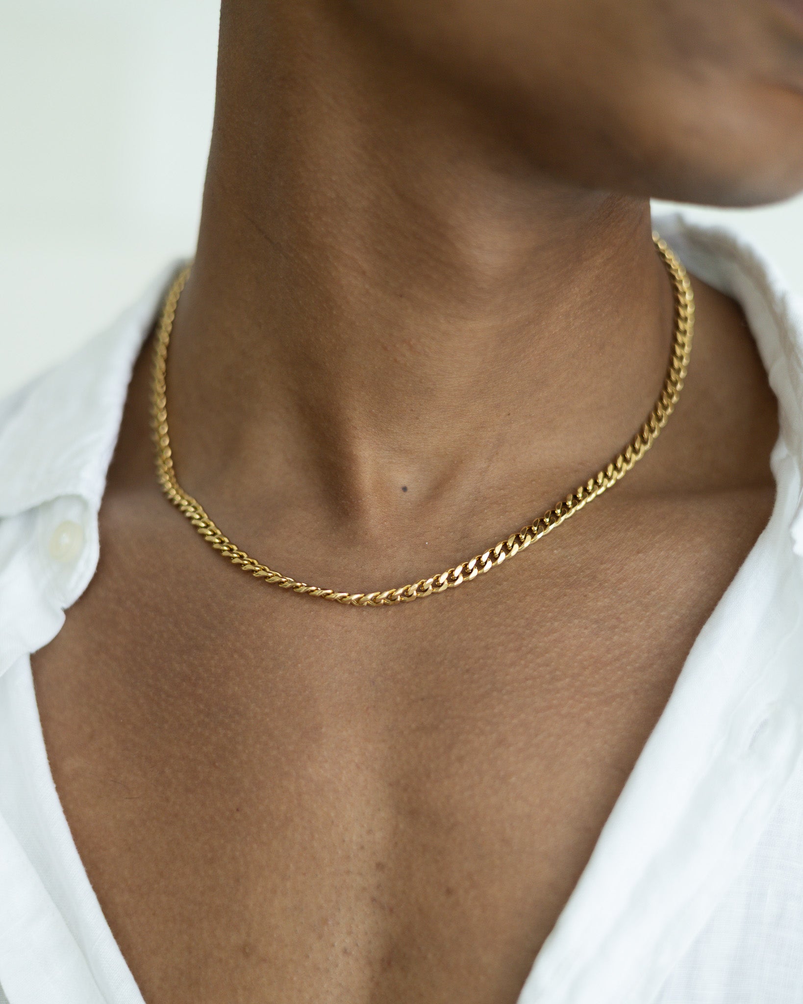 Cuban Halskette 5mm - Gold