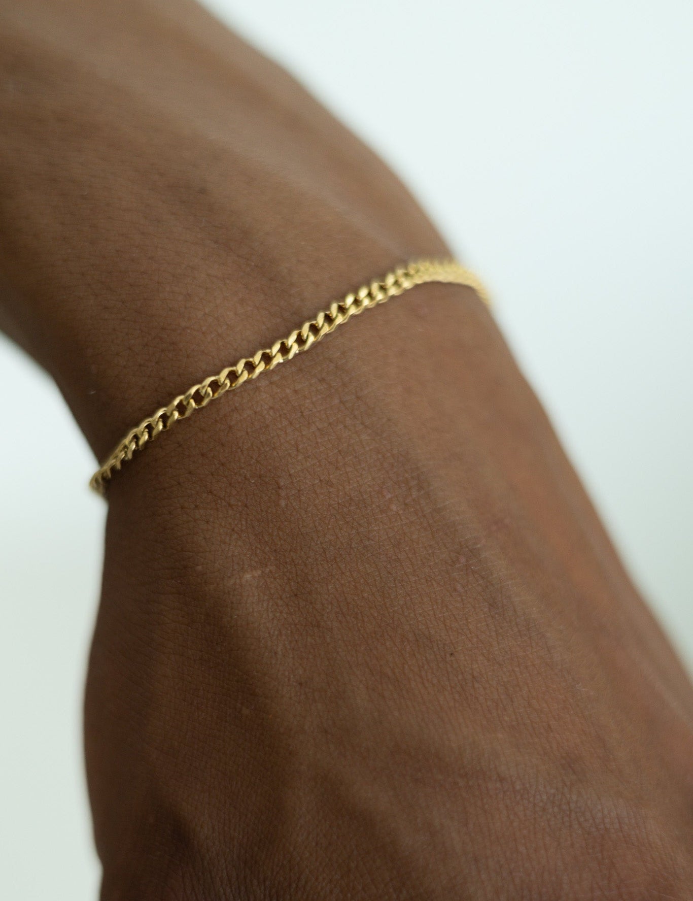 Cuban Armband 3mm - Gold