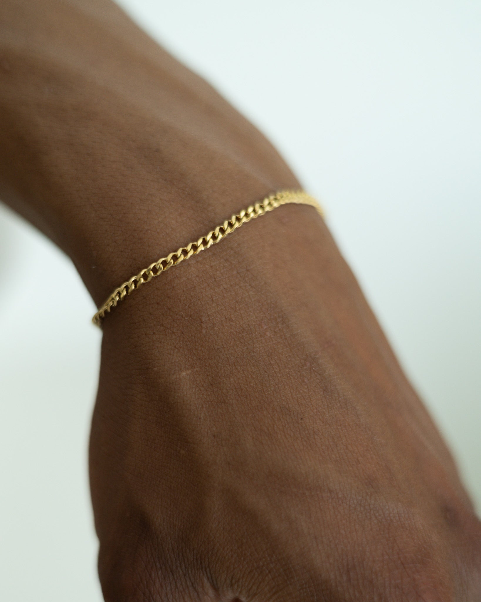 Cuban Armband 3mm - Gold
