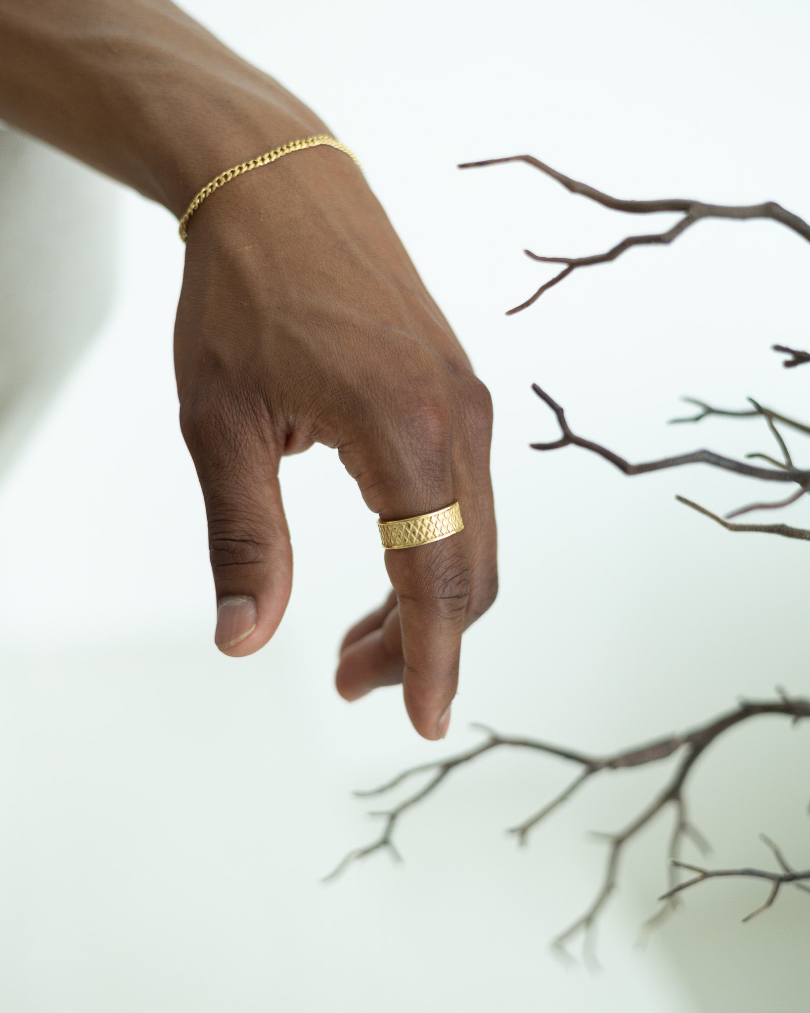 Cuban Armband 3mm - Gold