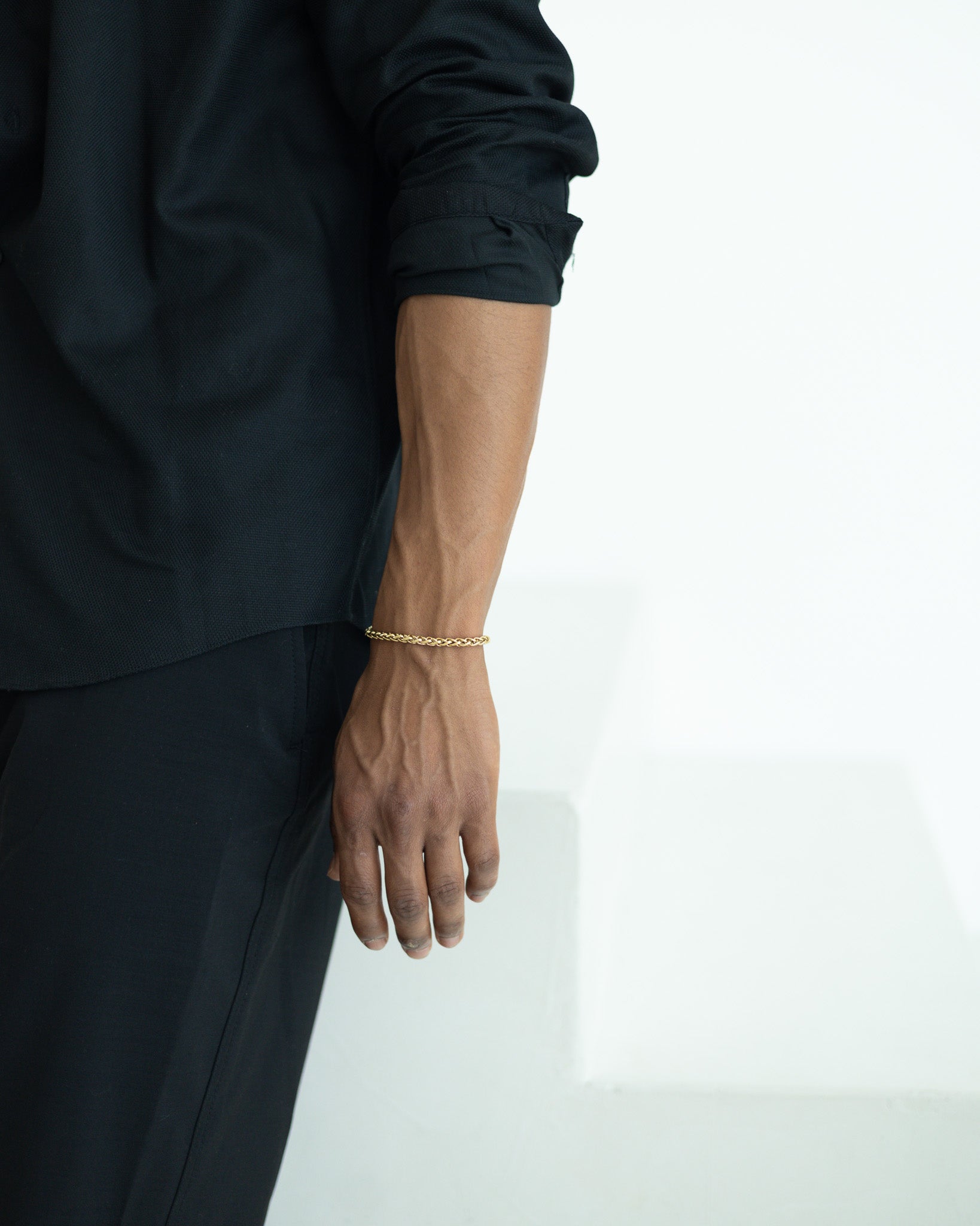 Snake Armband 5mm - Gold