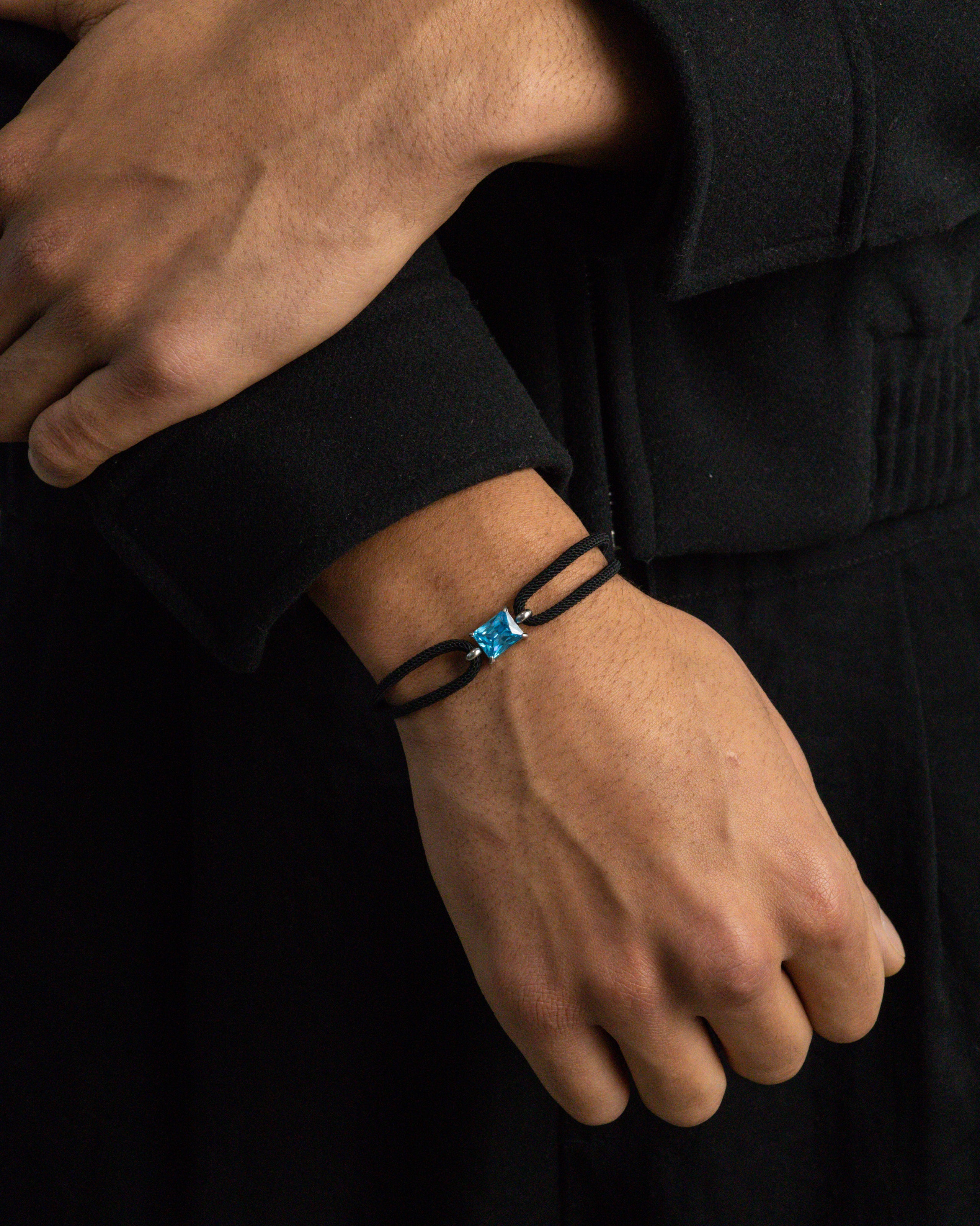 LUMÉ NOIR Armband - Babyblue