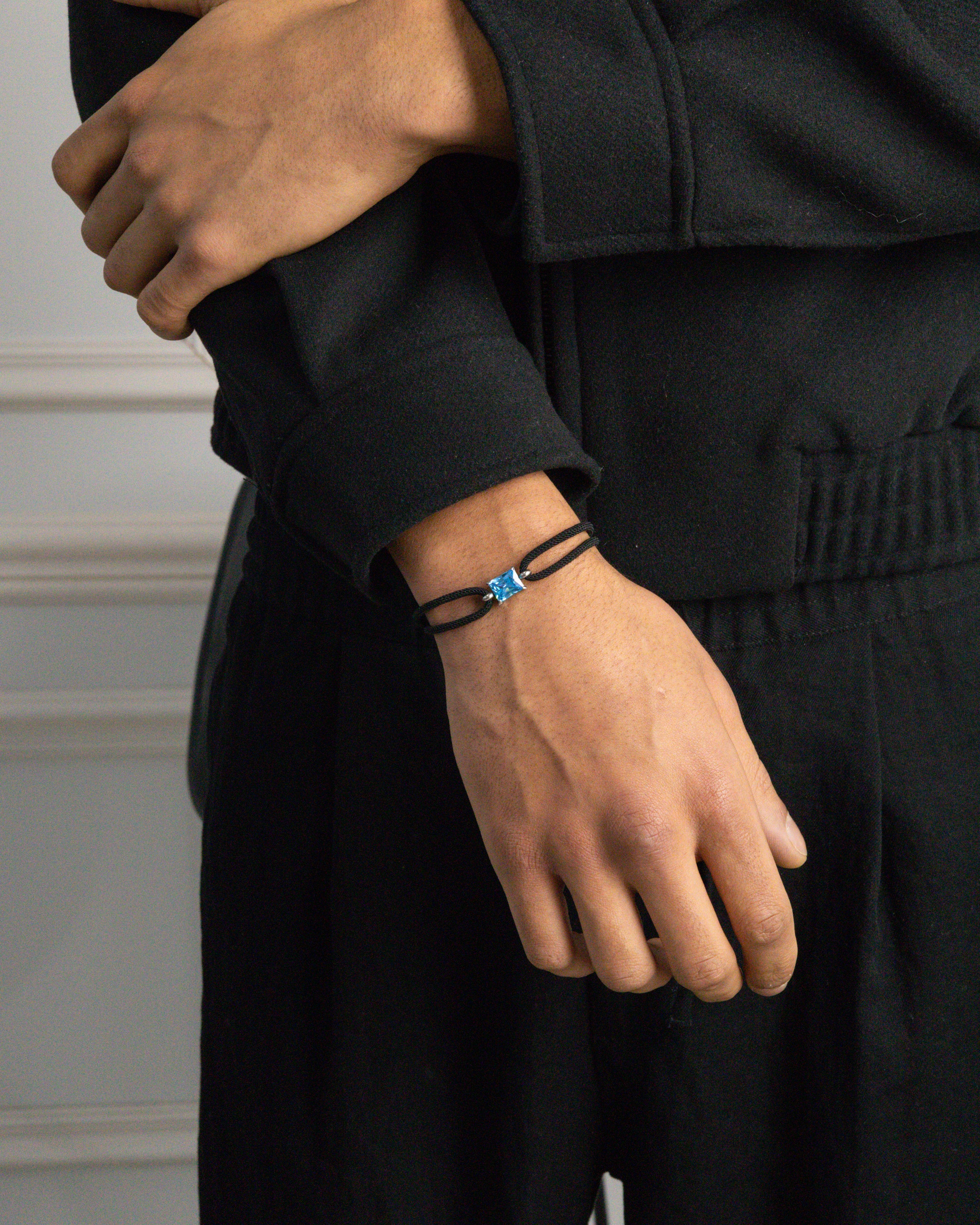 LUMÉ NOIR Armband - Babyblue