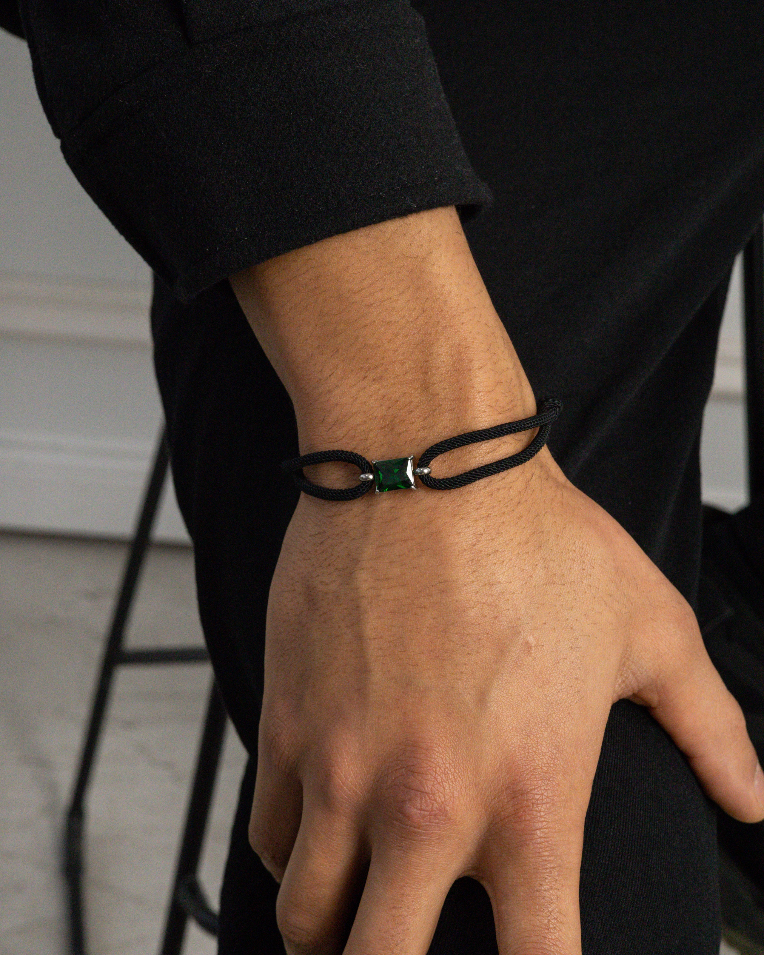 LUMÉ NOIR Armband - Green