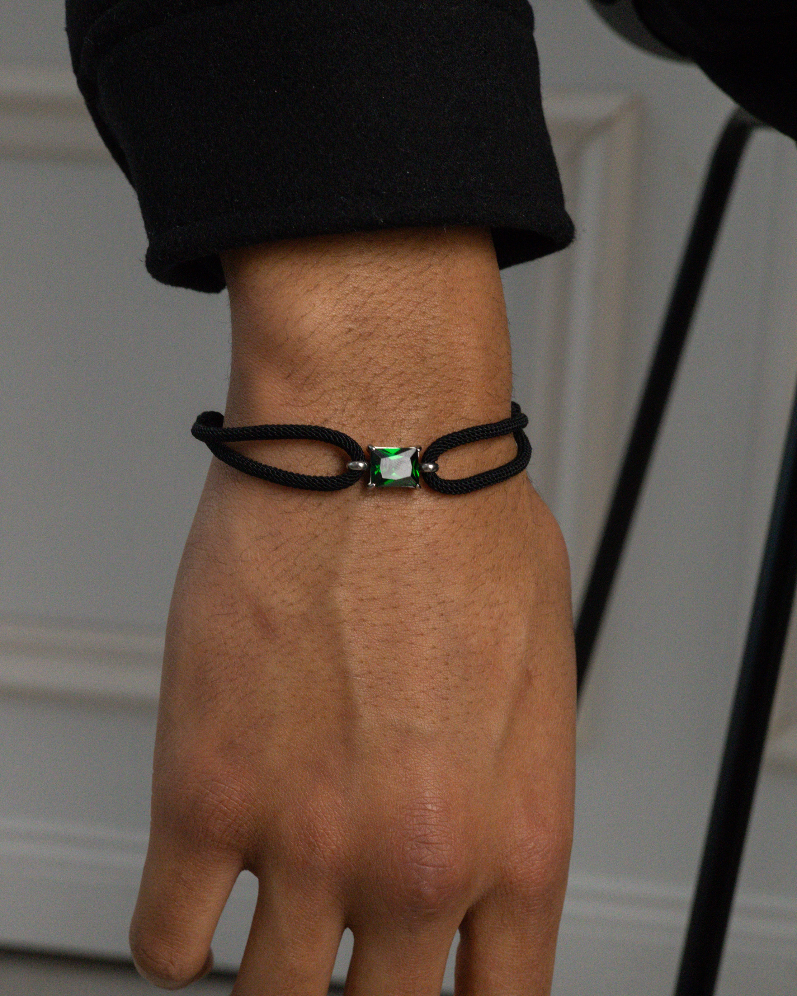 LUMÉ NOIR Armband - Green
