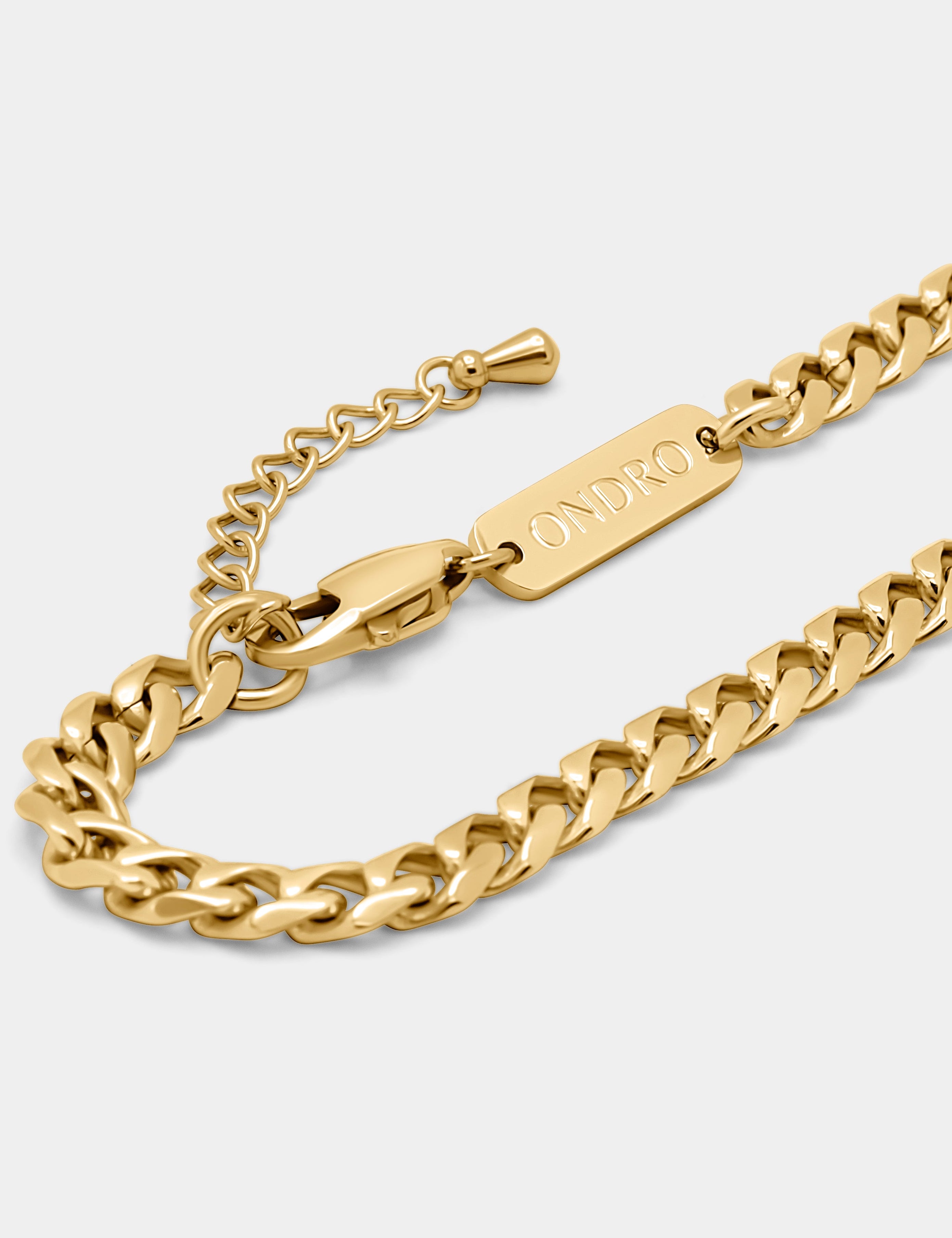 Cuban Armband 5mm - Gold
