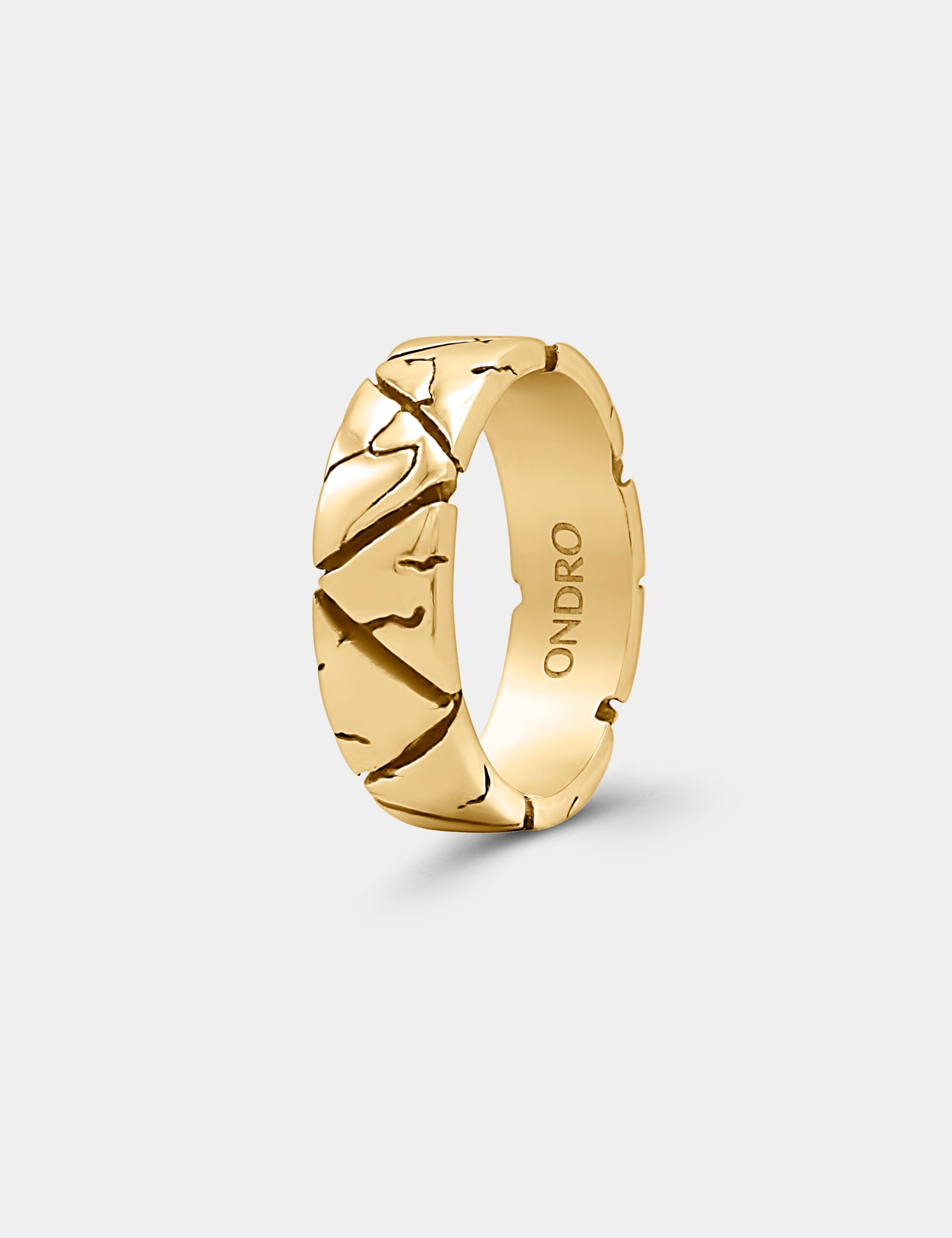 Rock Ring - Gold