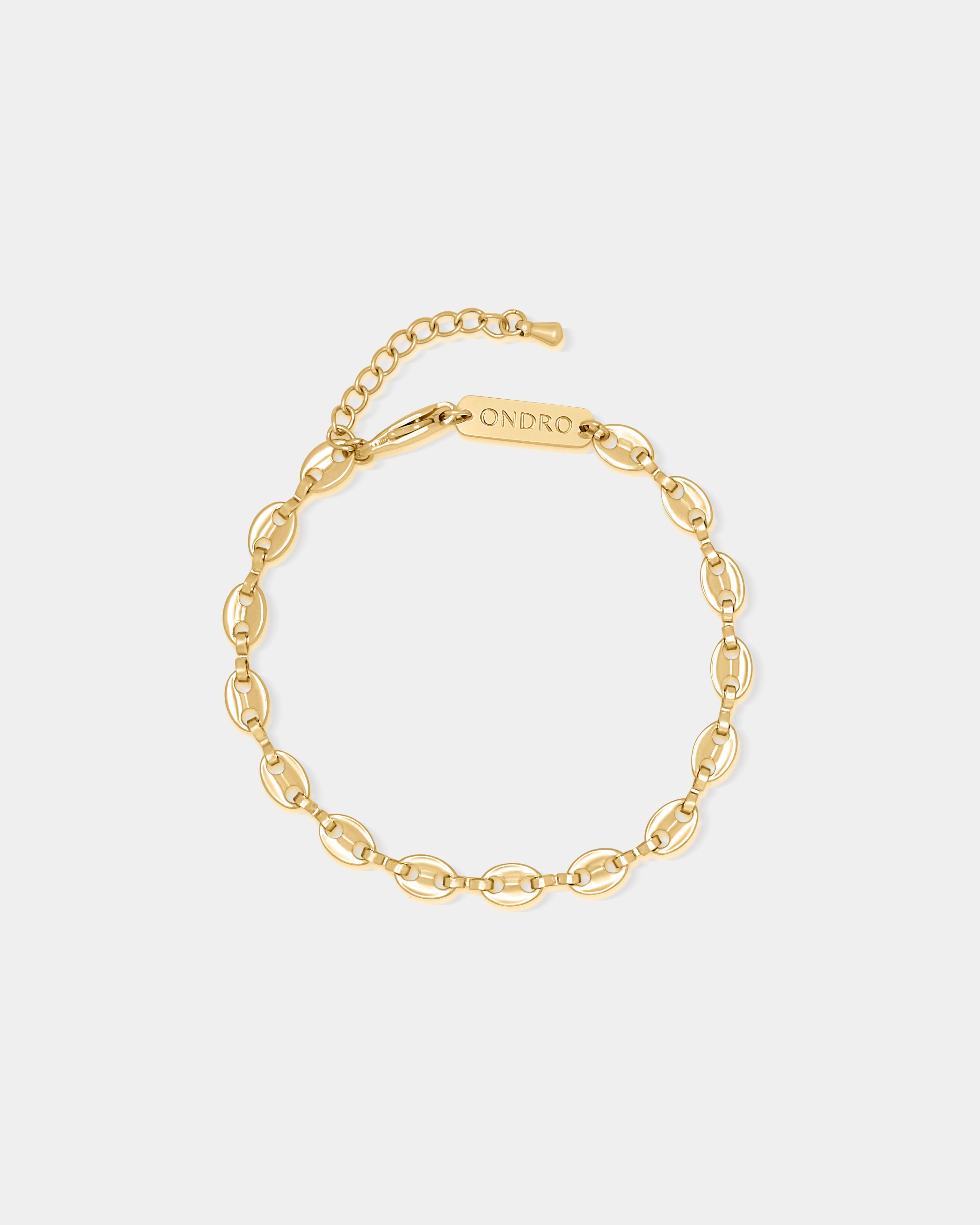 Coffee Bean Armband - Gold