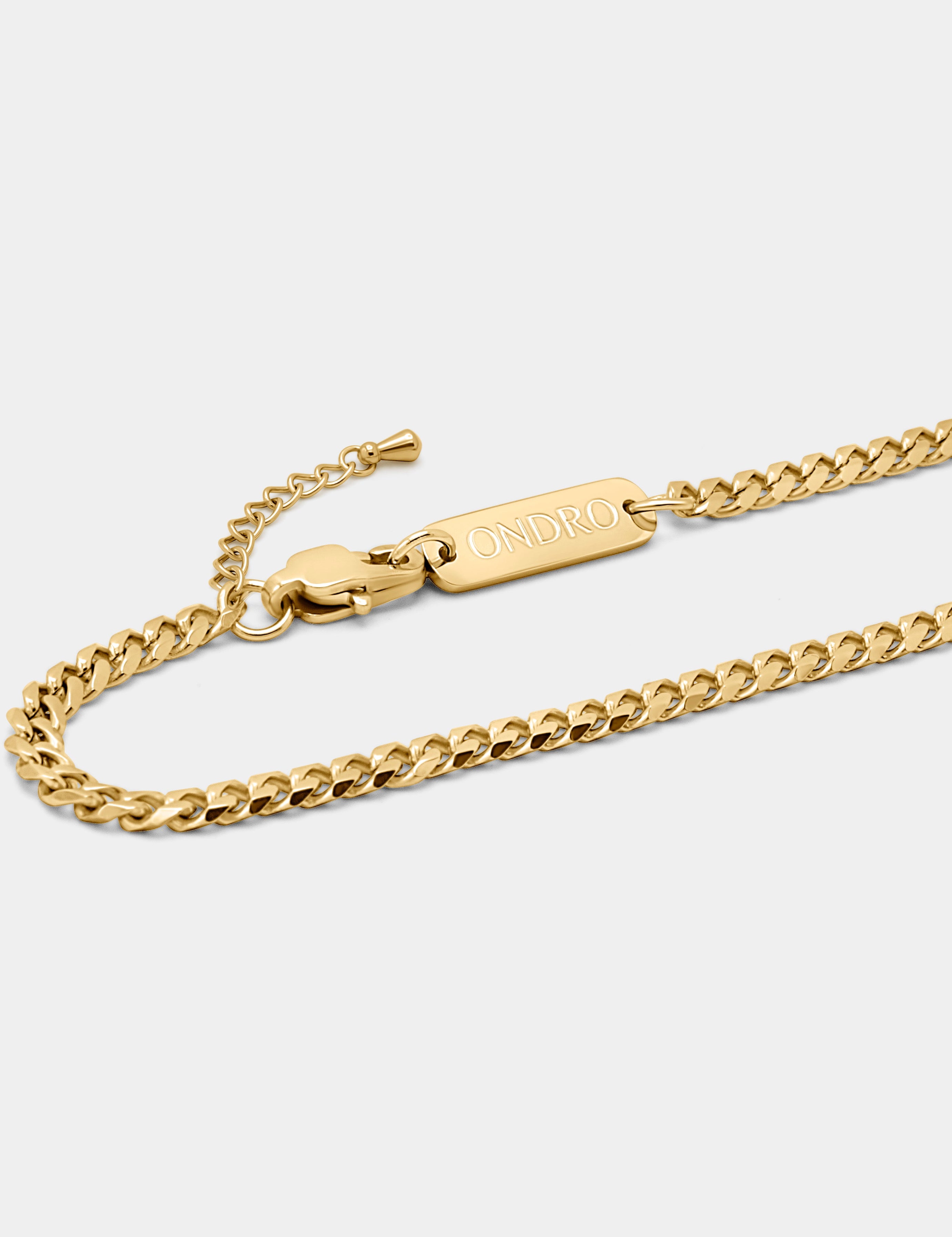 Cuban Armband 3mm - Gold