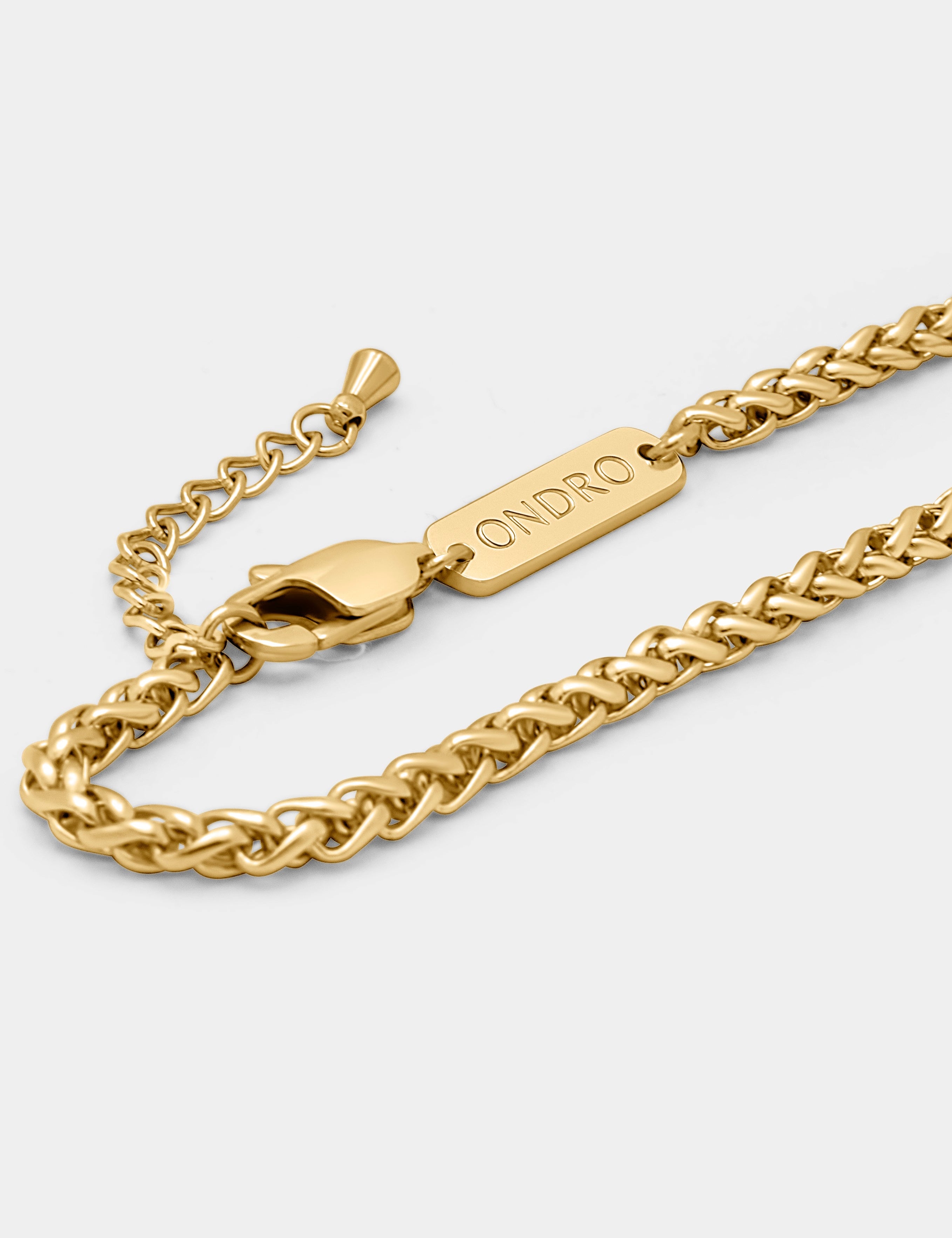 Snake Armband 3mm - Gold
