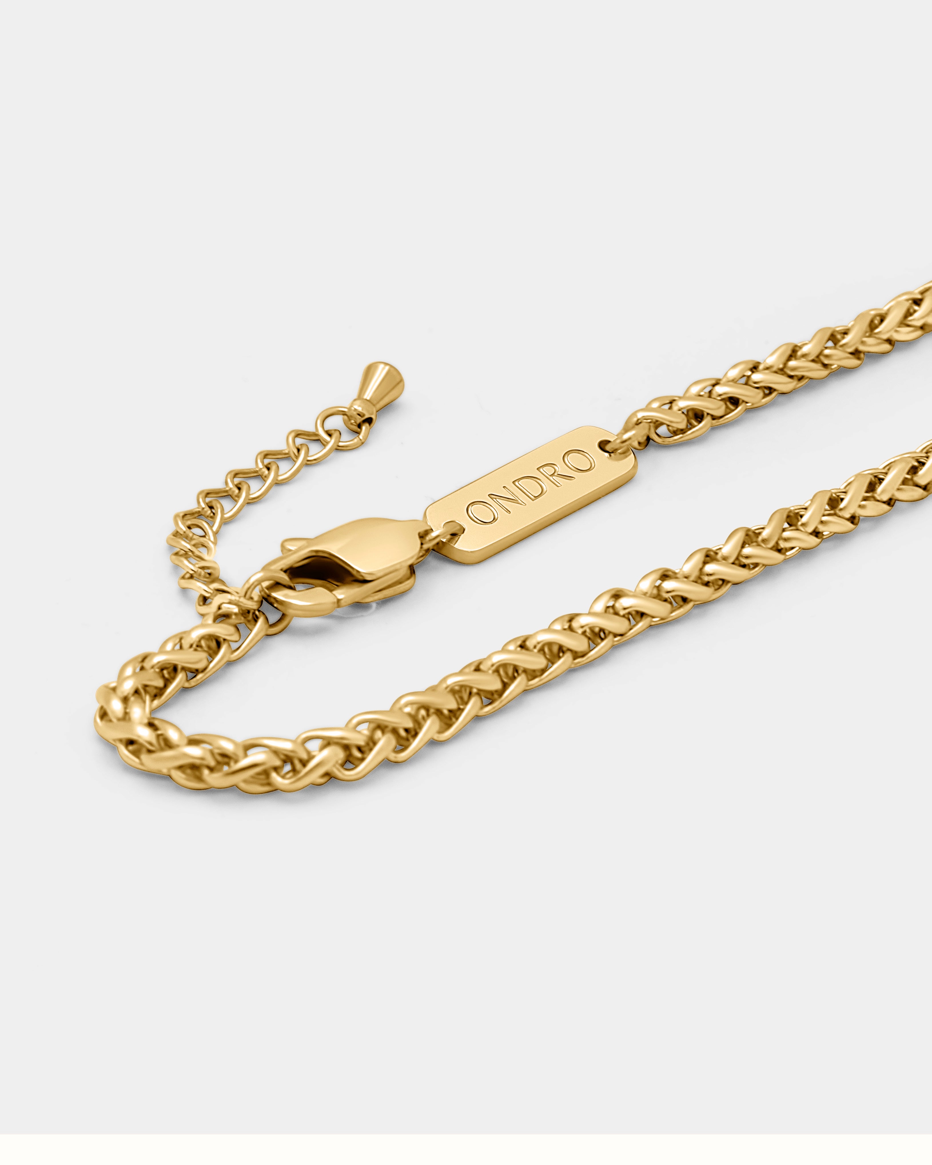 Snake Armband 3mm - Gold