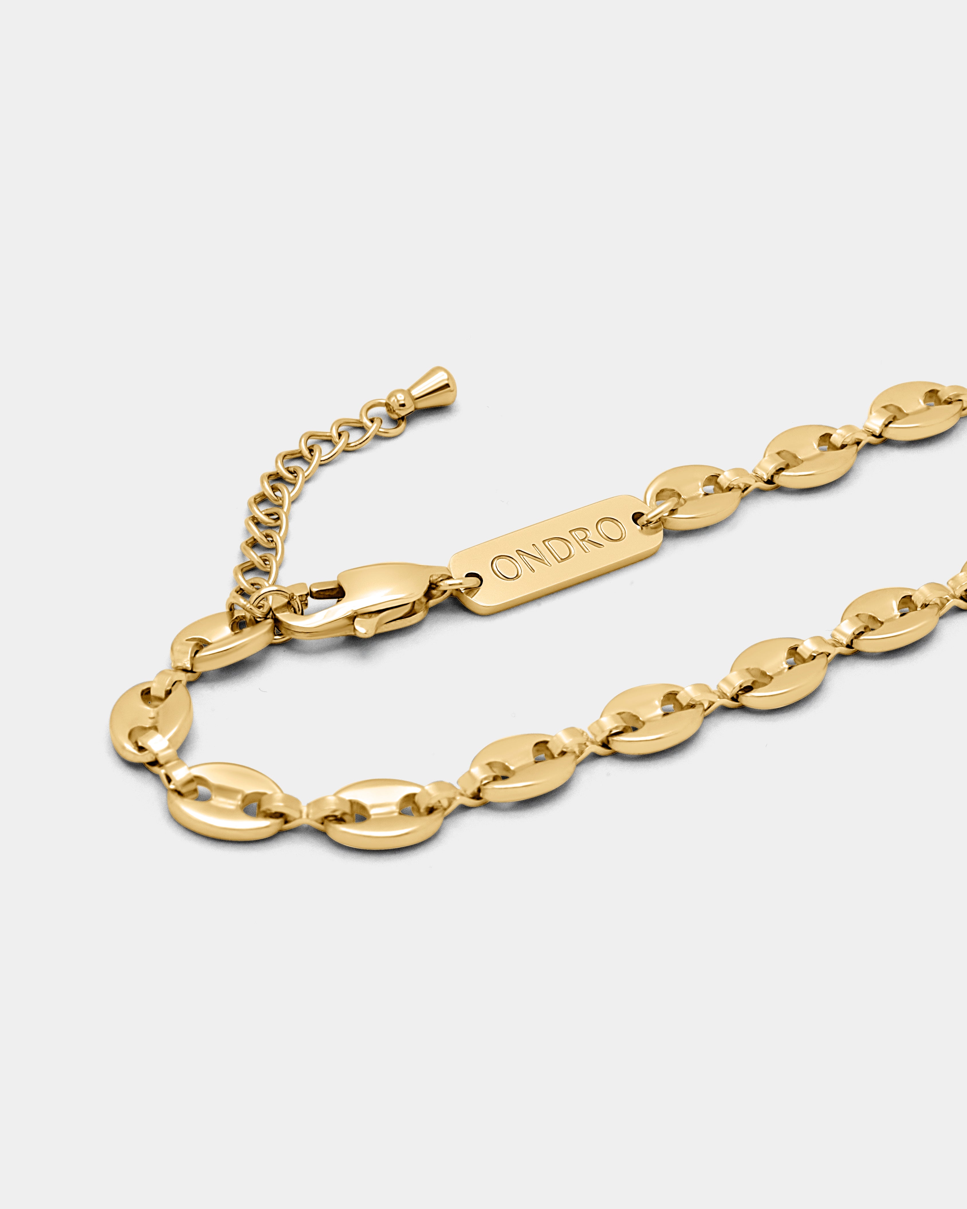Coffee Bean Armband - Gold