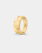 Hammered Ring - Gold