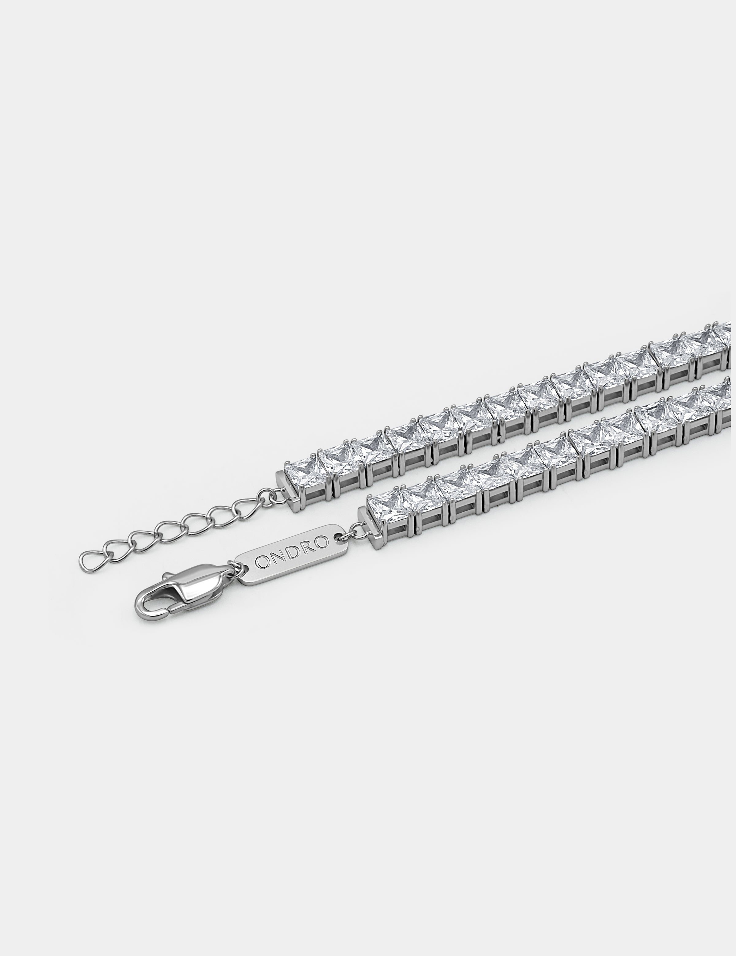 Ice Tennis square Armband 5mm