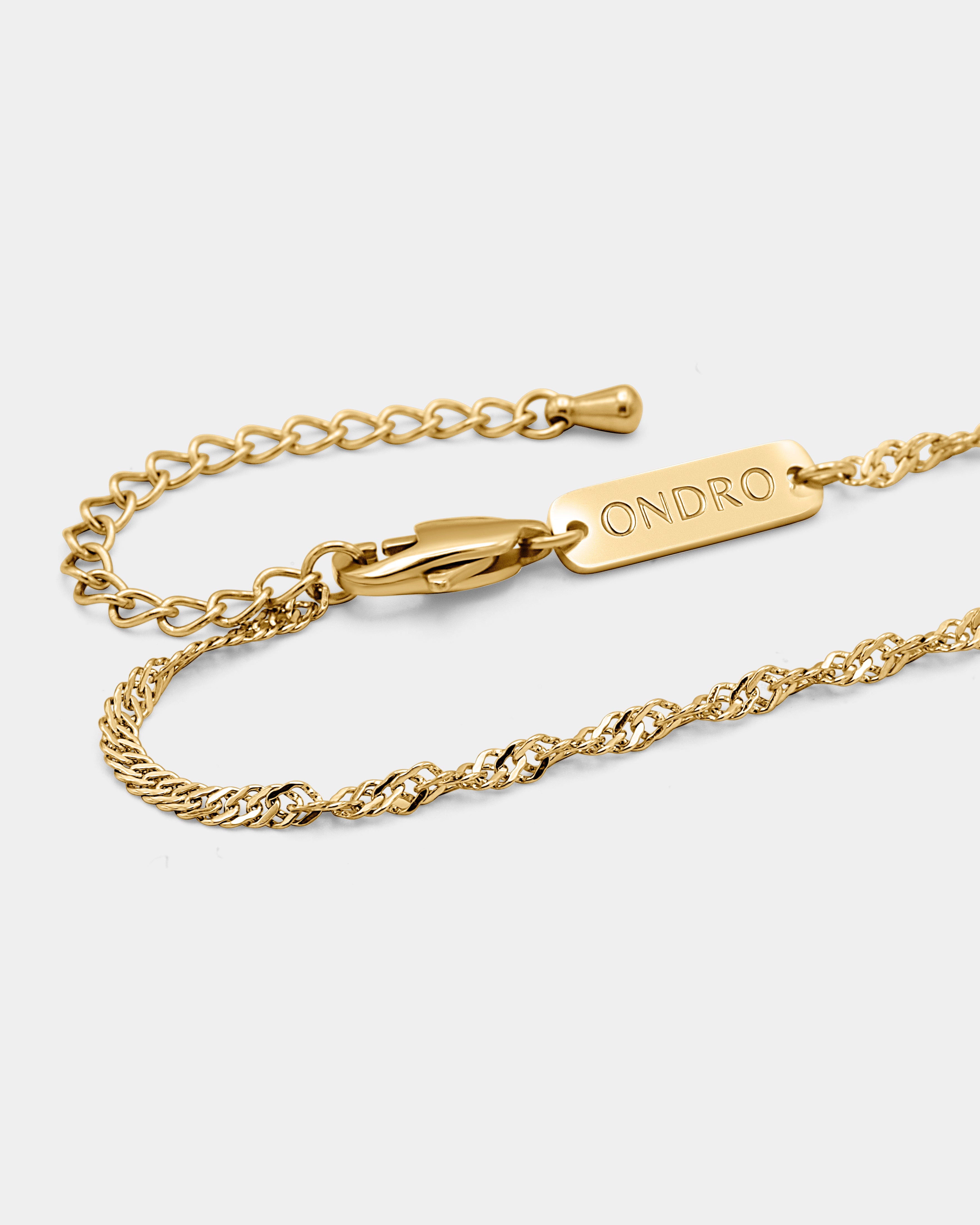 Singapur Armband 2,5mm Gold
