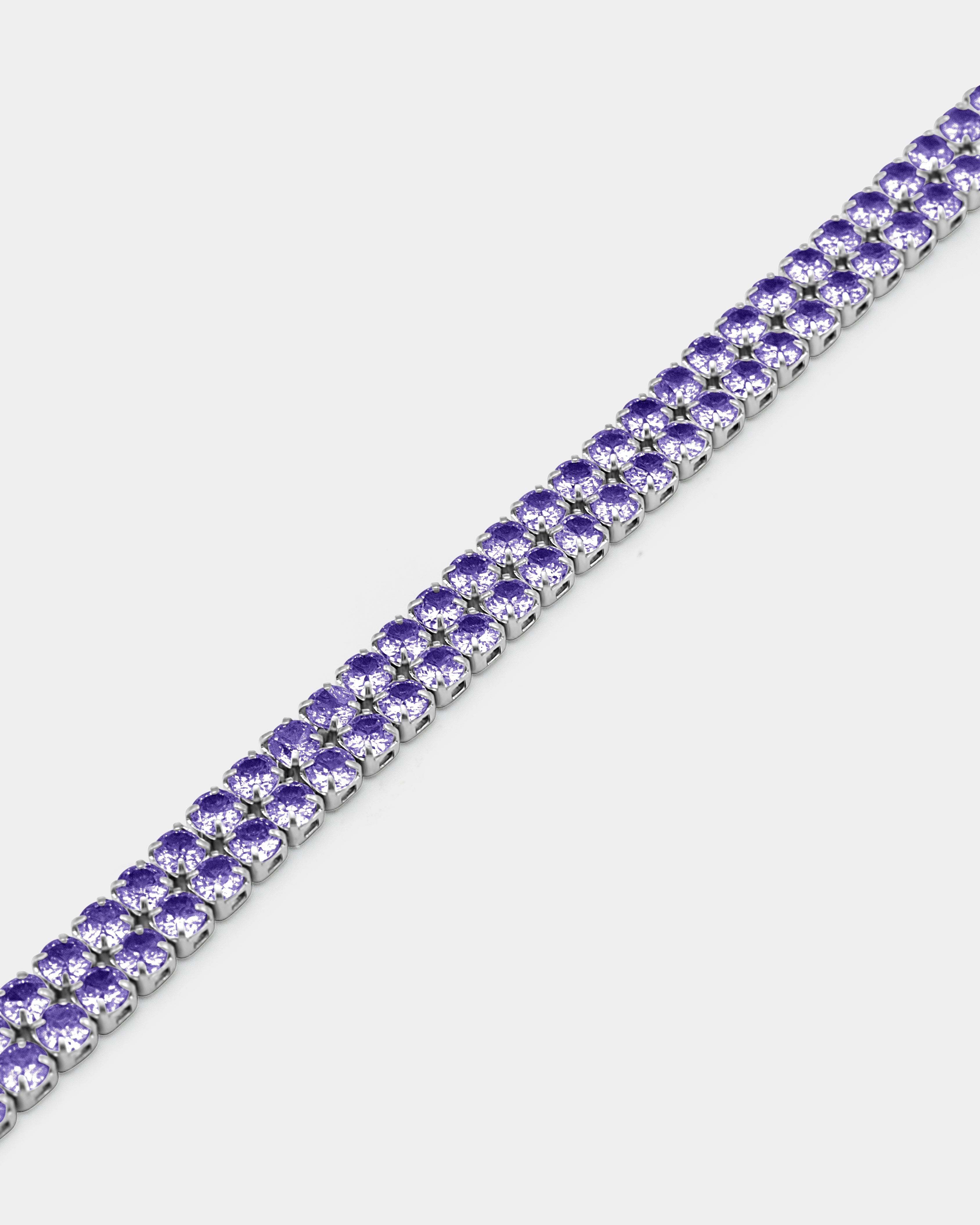 Ice Double Line Armband - Violet