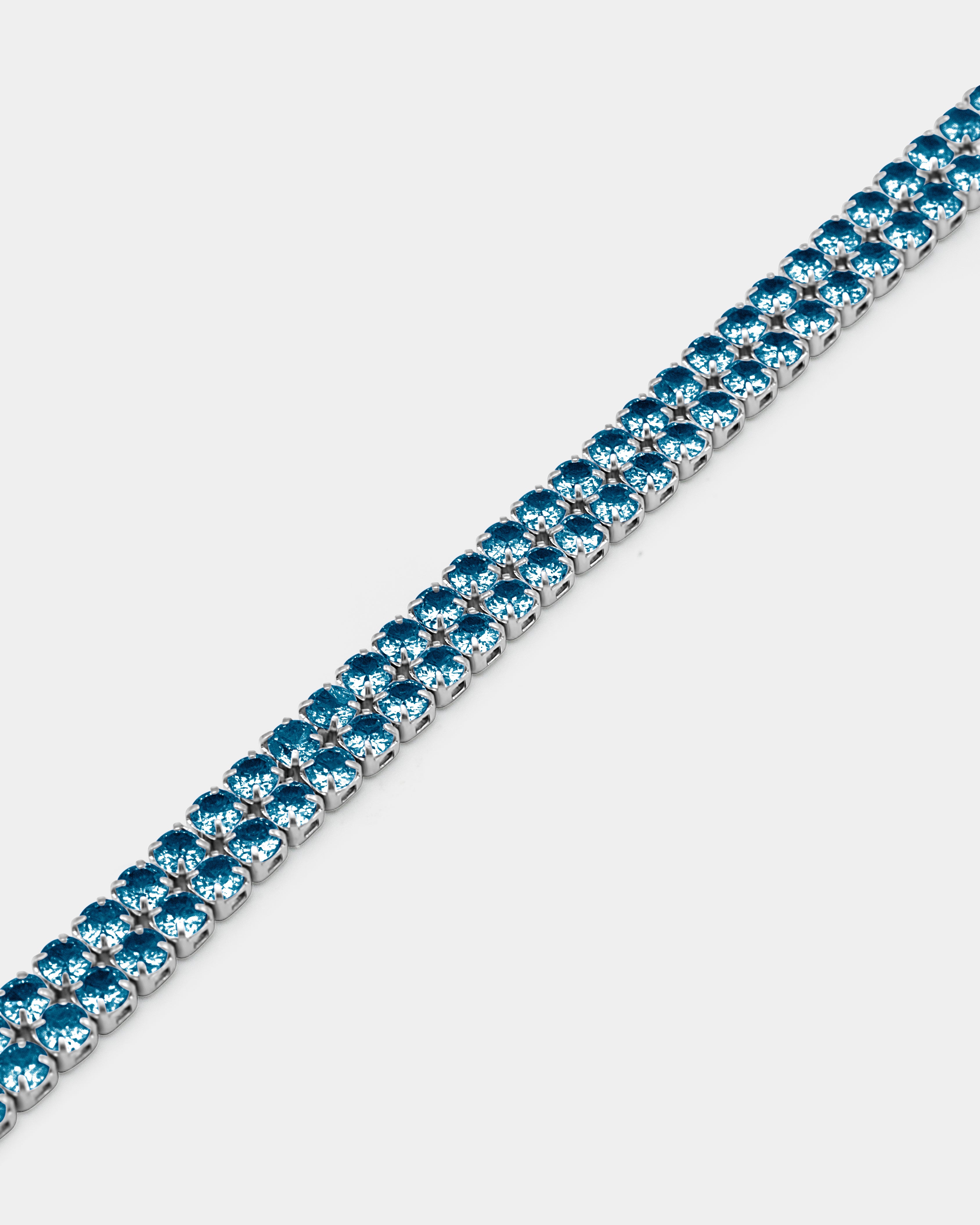 Ice Double Line Armband - Blue