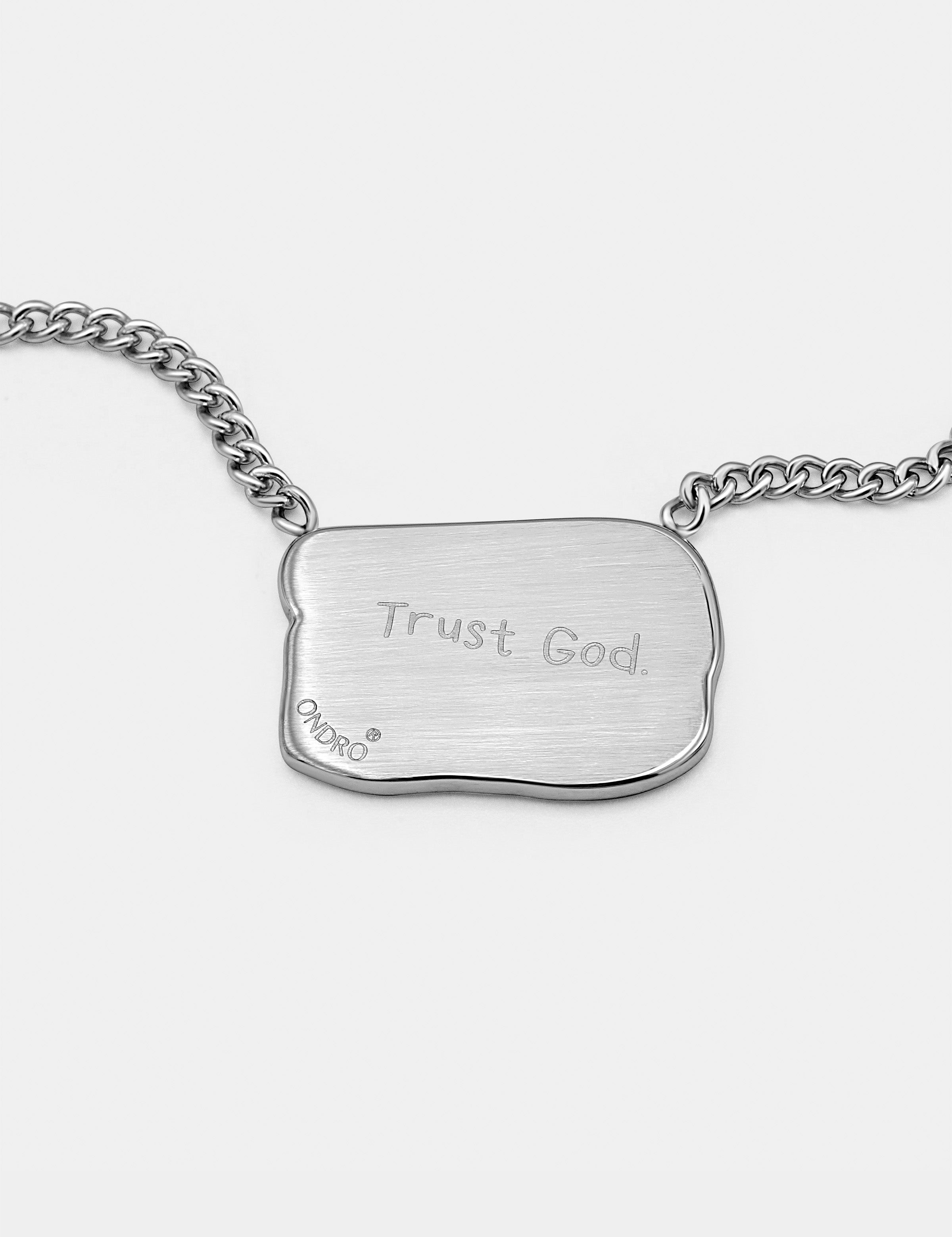 "Trust God" Halskette