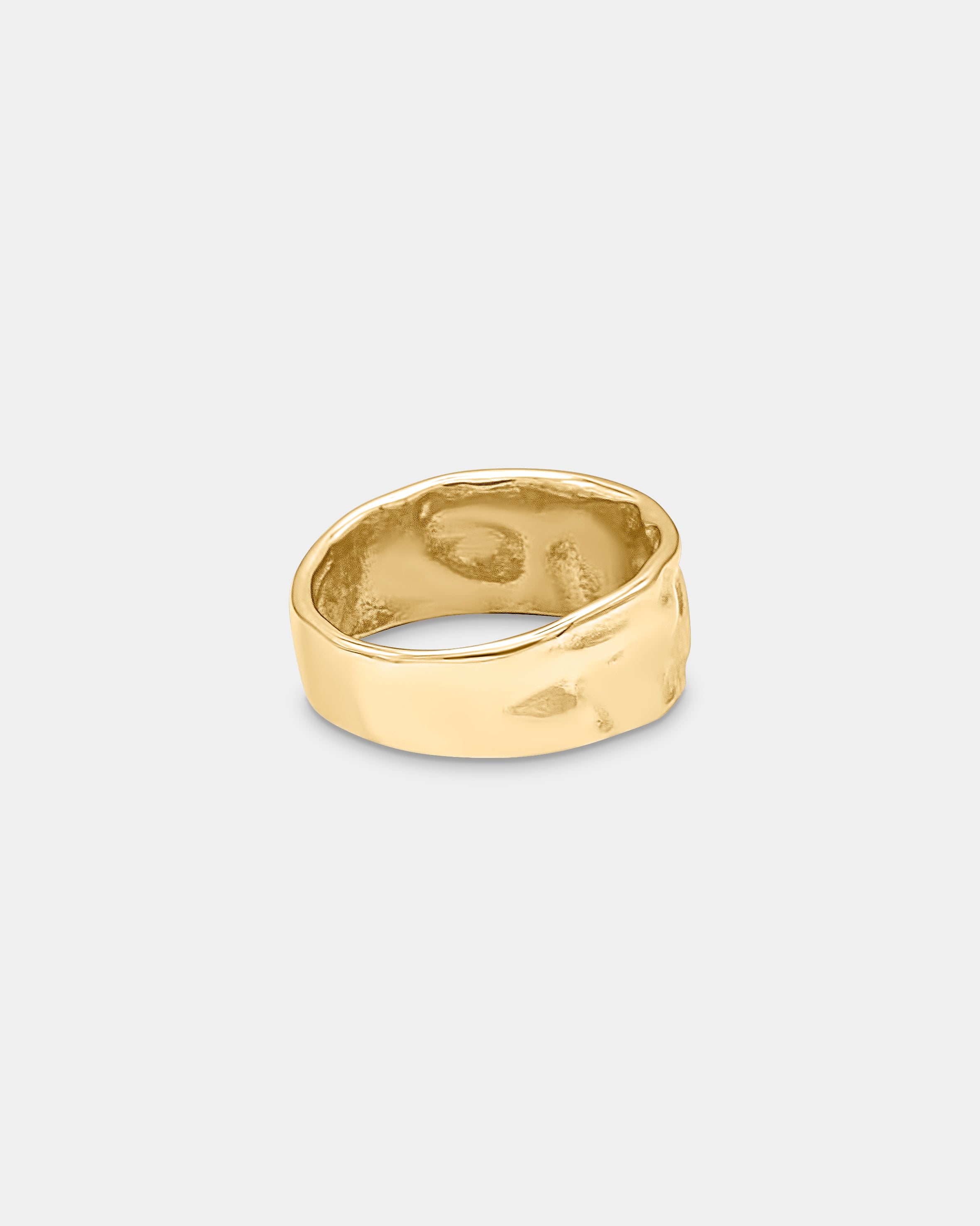 Hammered Ring - Gold