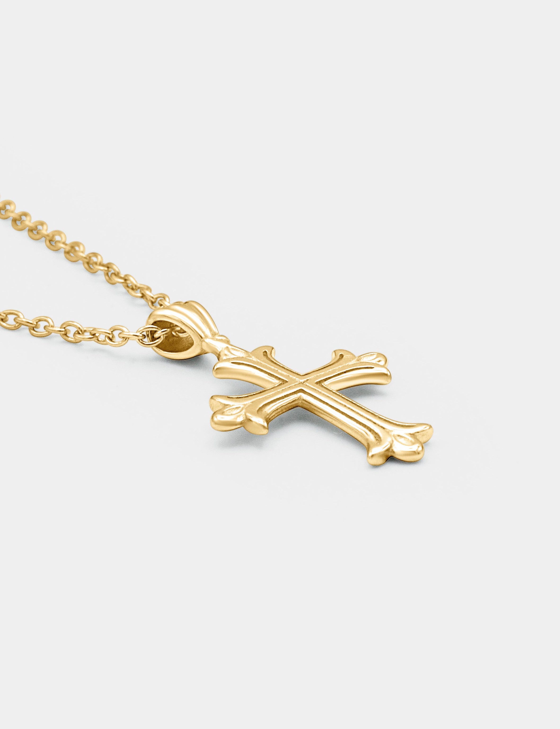 Antica Kreuz Halskette - Gold