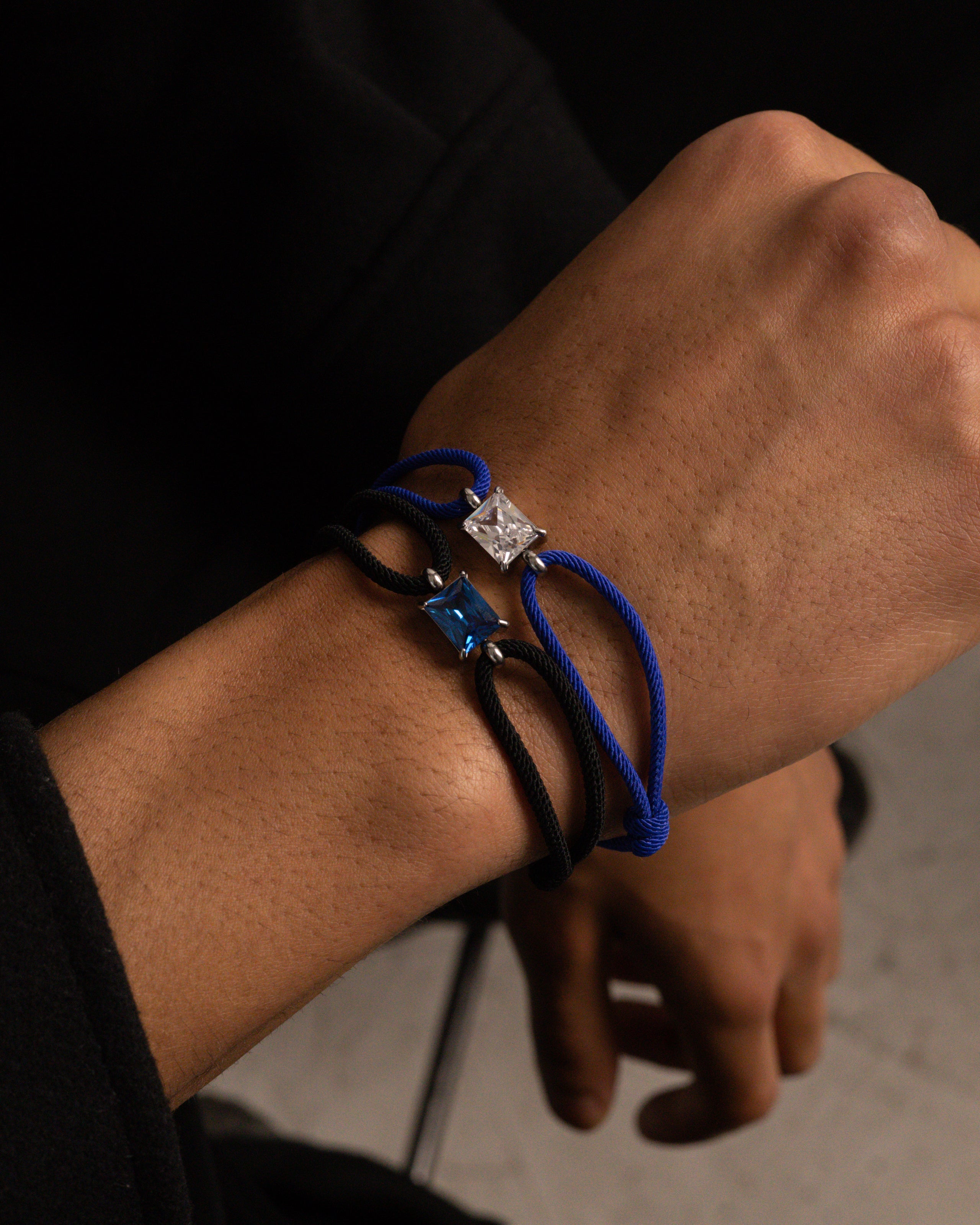 LUMÉ COLOR Armband – Marine Blue