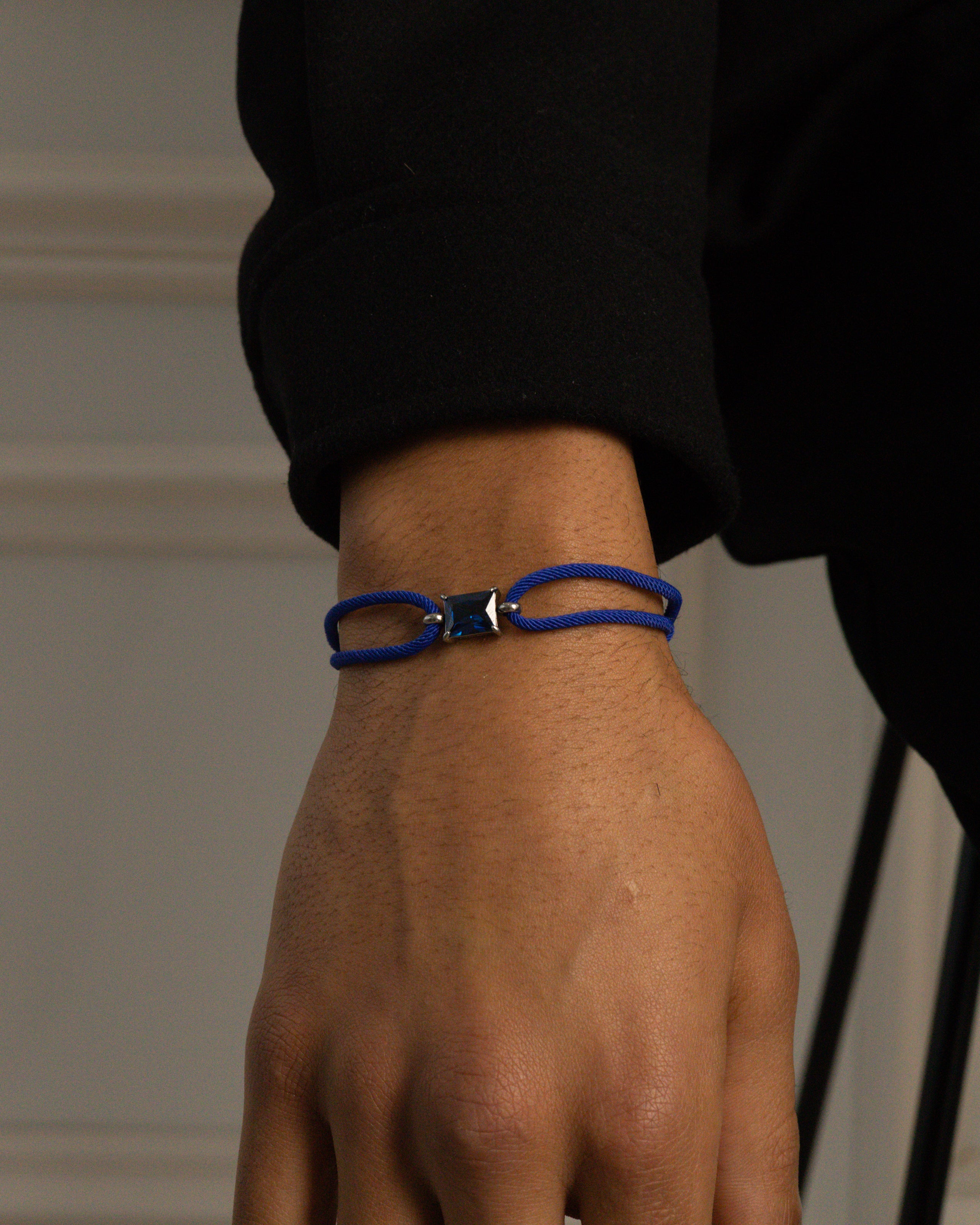 LUMÉ COMPOSÉ Armband – Marine Blue