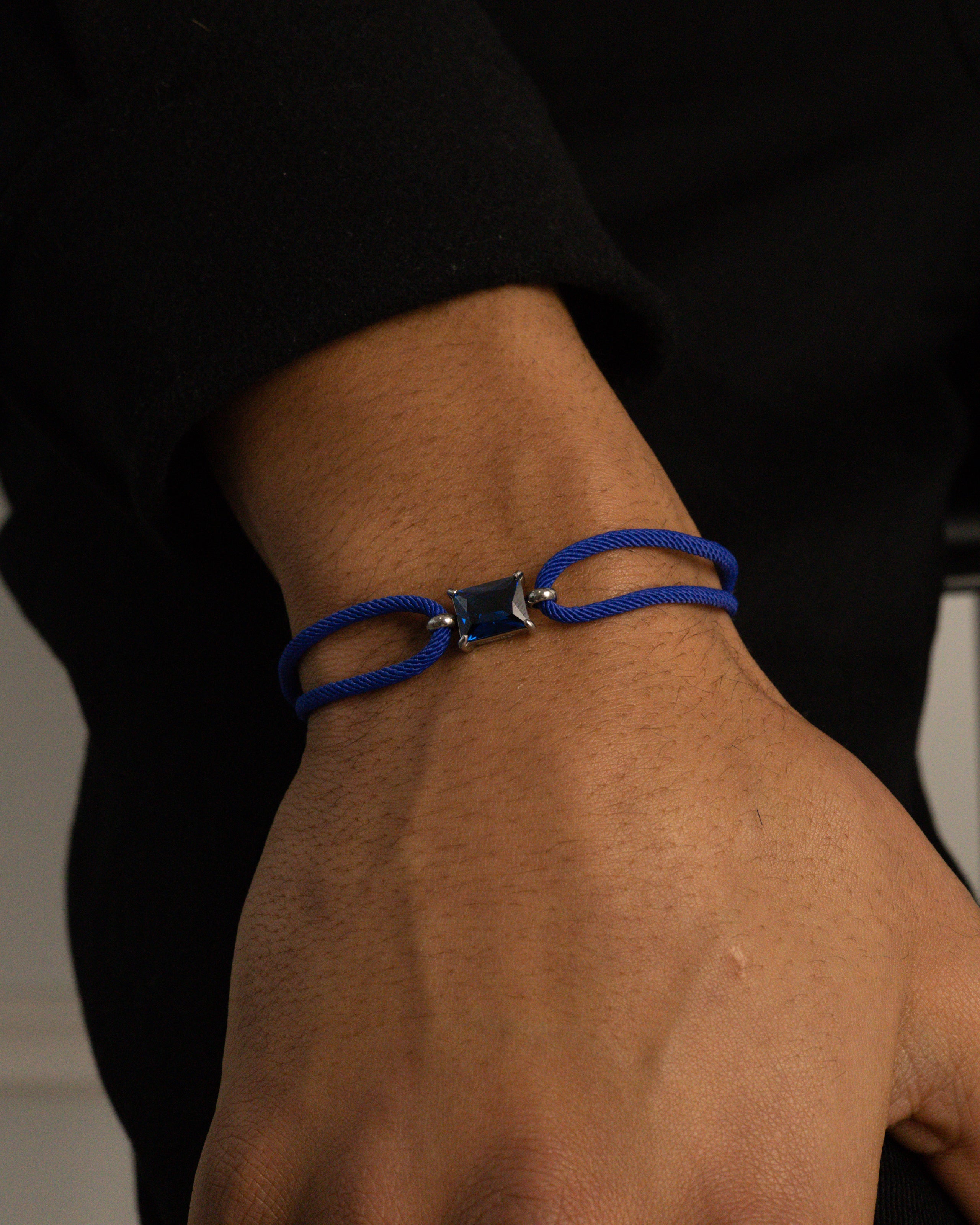 LUMÉ COMPOSÉ Armband – Marine Blue