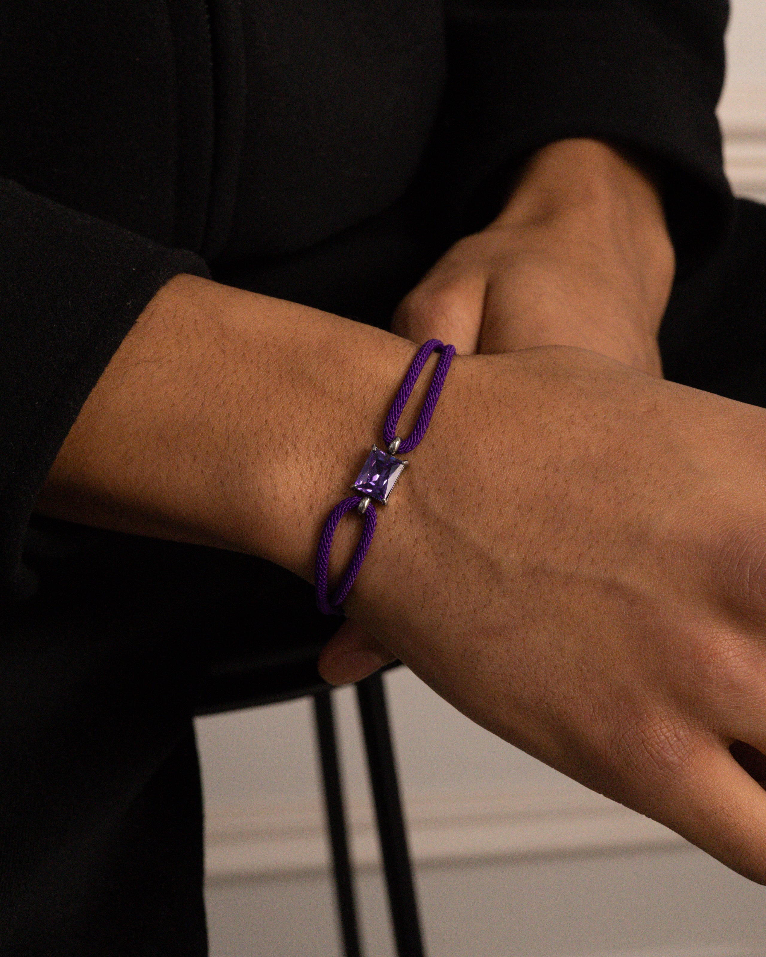 LUMÉ COMPOSÉ Armband – Violet