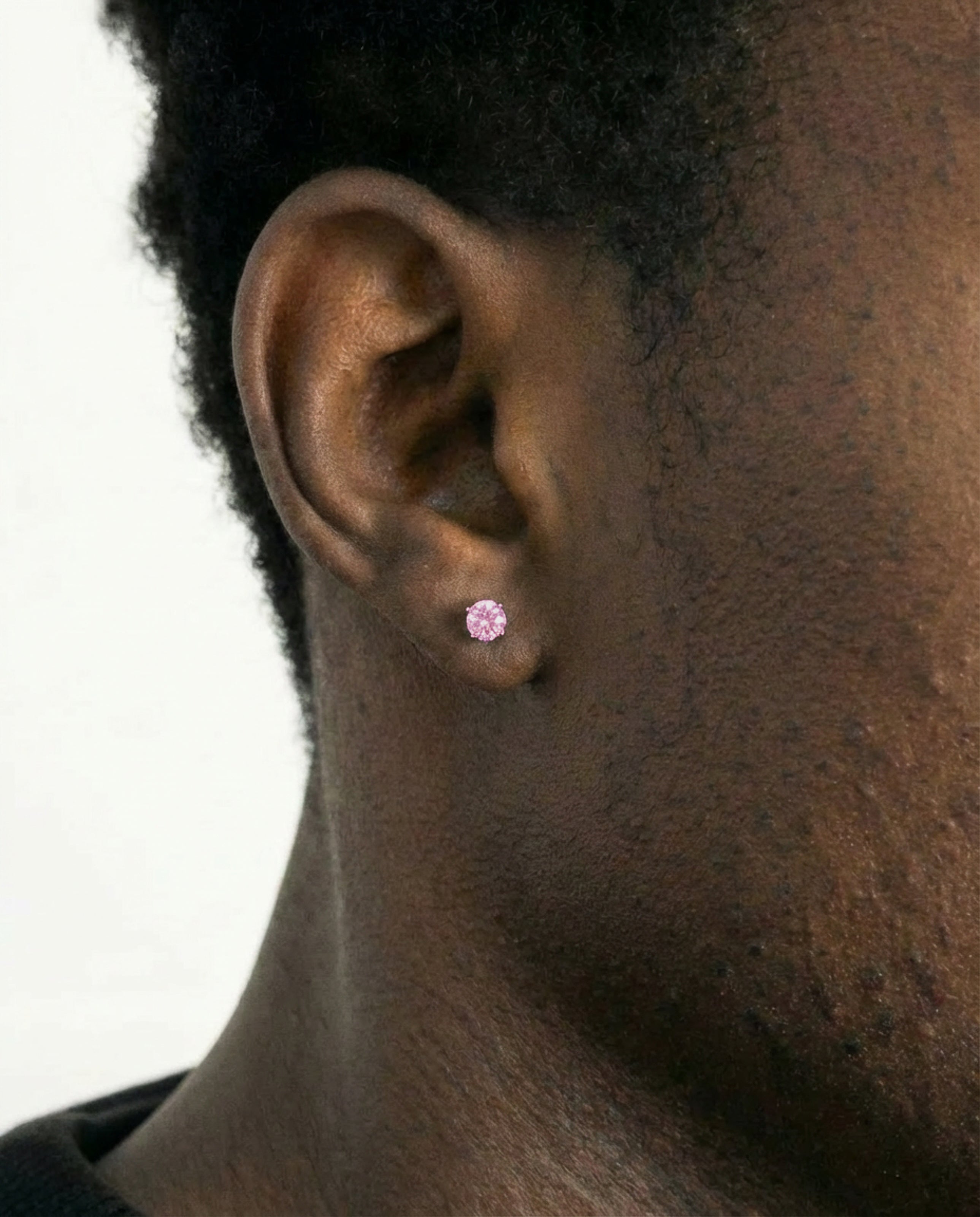 Diamond Ohrring 5mm - Rosé - Set