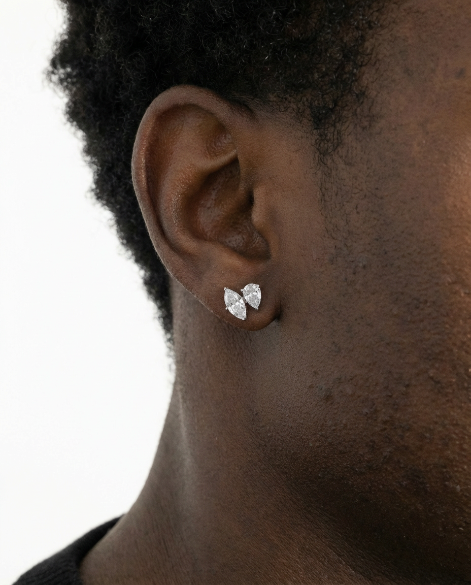 Twin Diamond Ohrring - Set
