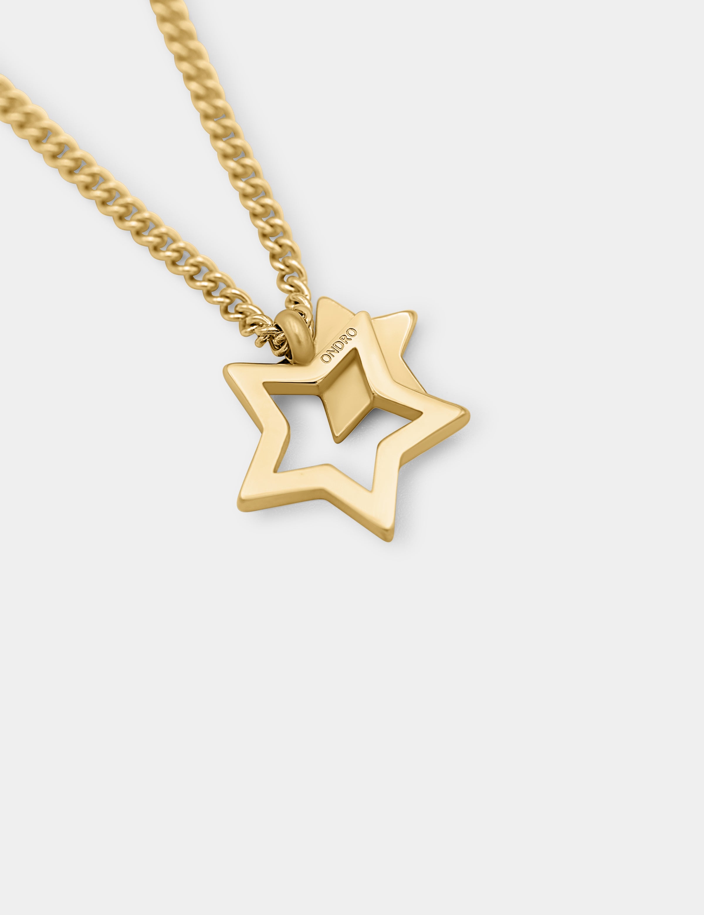Twin Star Halskette - Gold