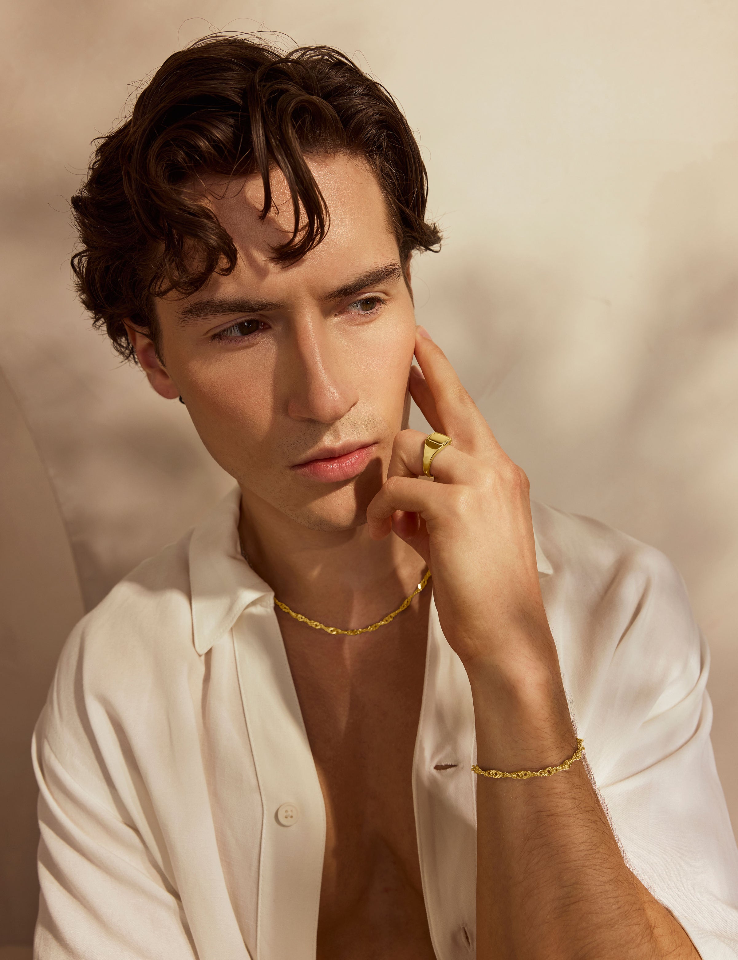 Stamp Ring - Gold
