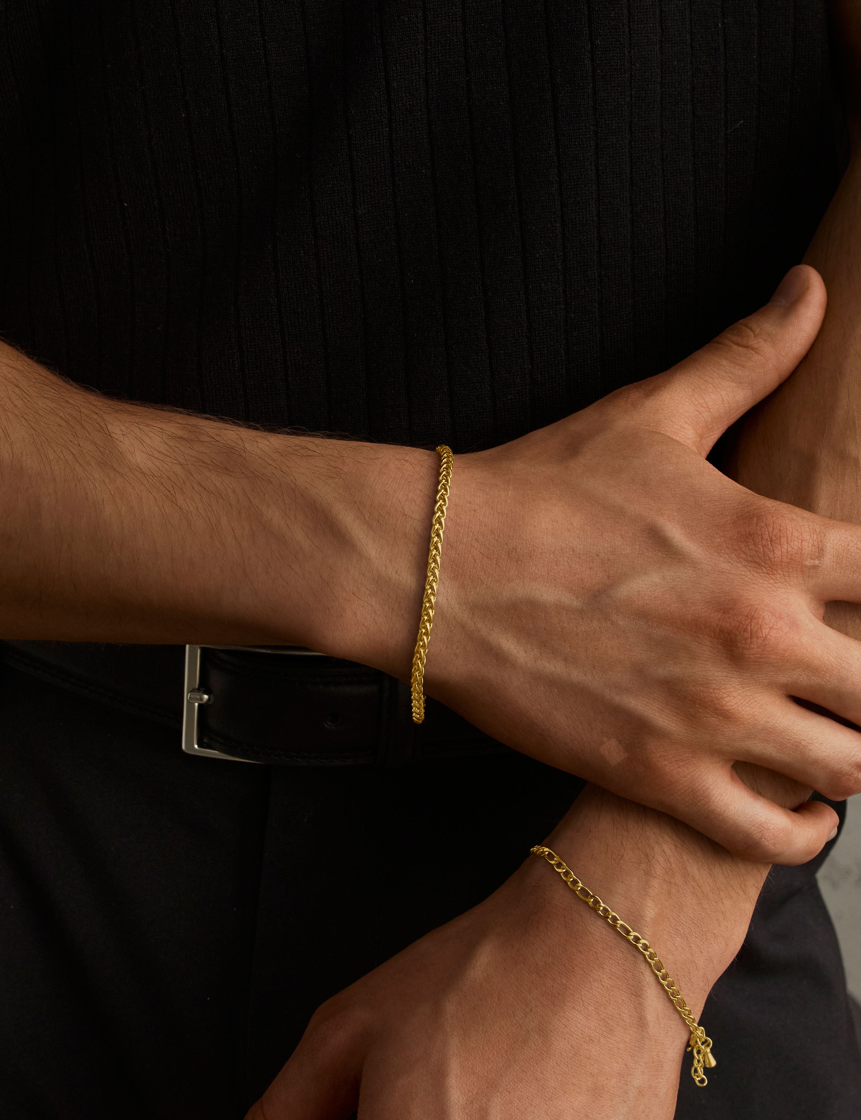 Snake Armband 3mm - Gold