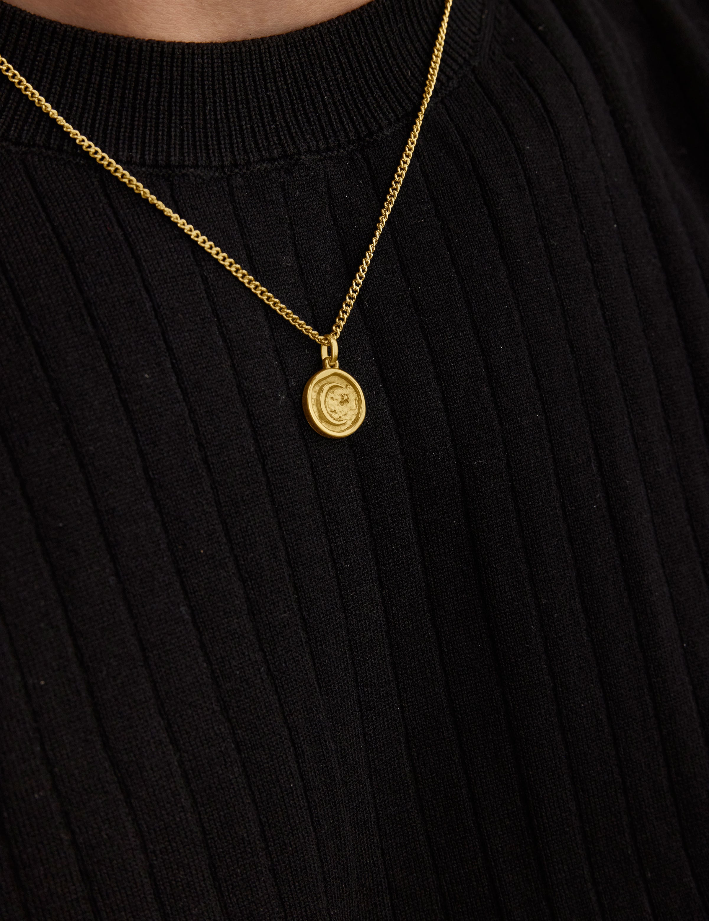 Moon Halskette Gold