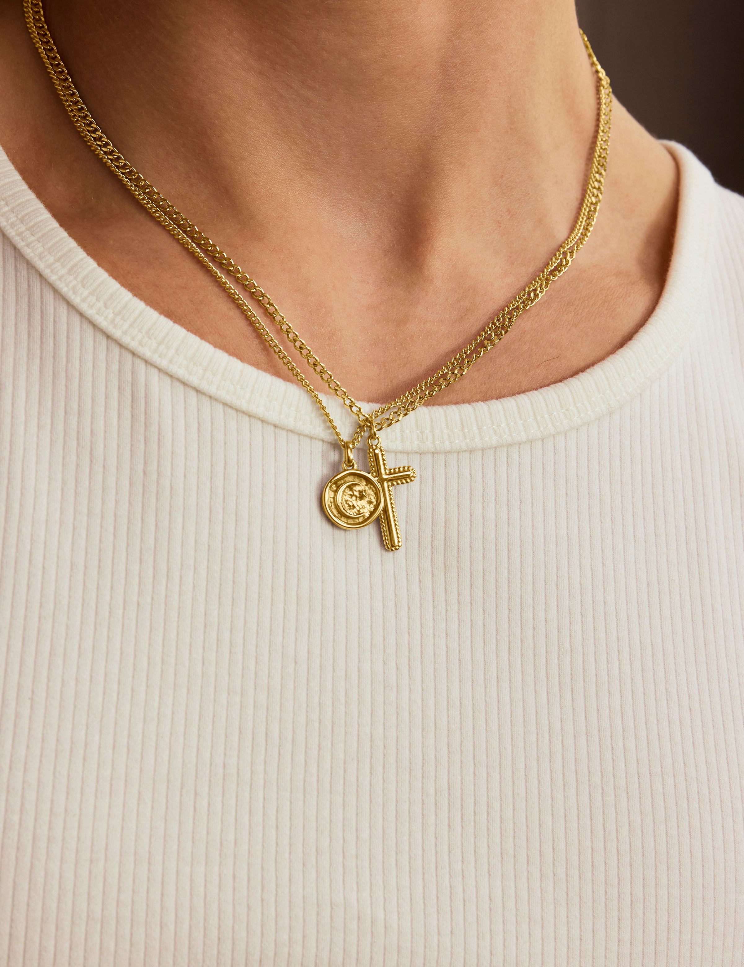 Legacy Cross Halskette Gold