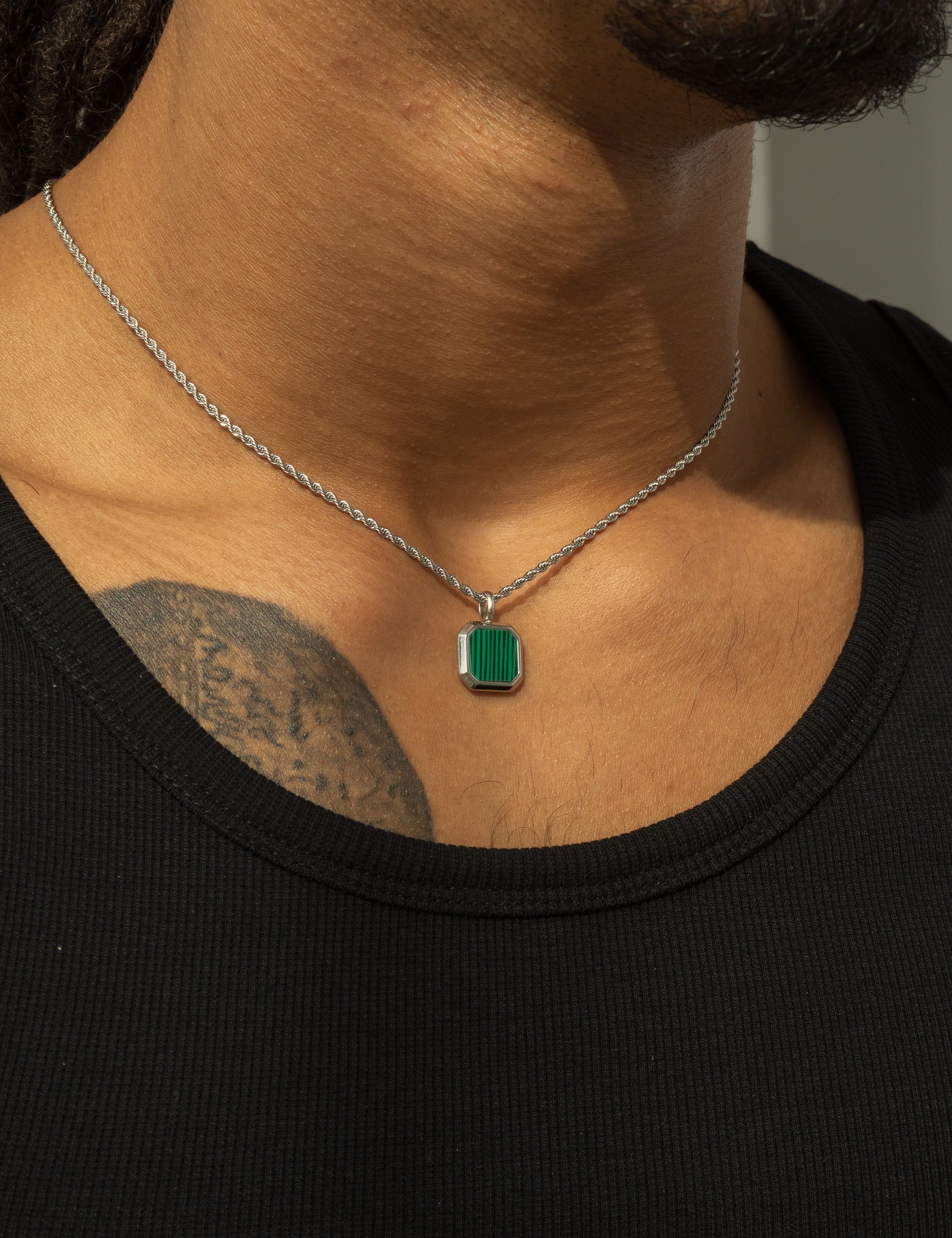 Malachite Halskette