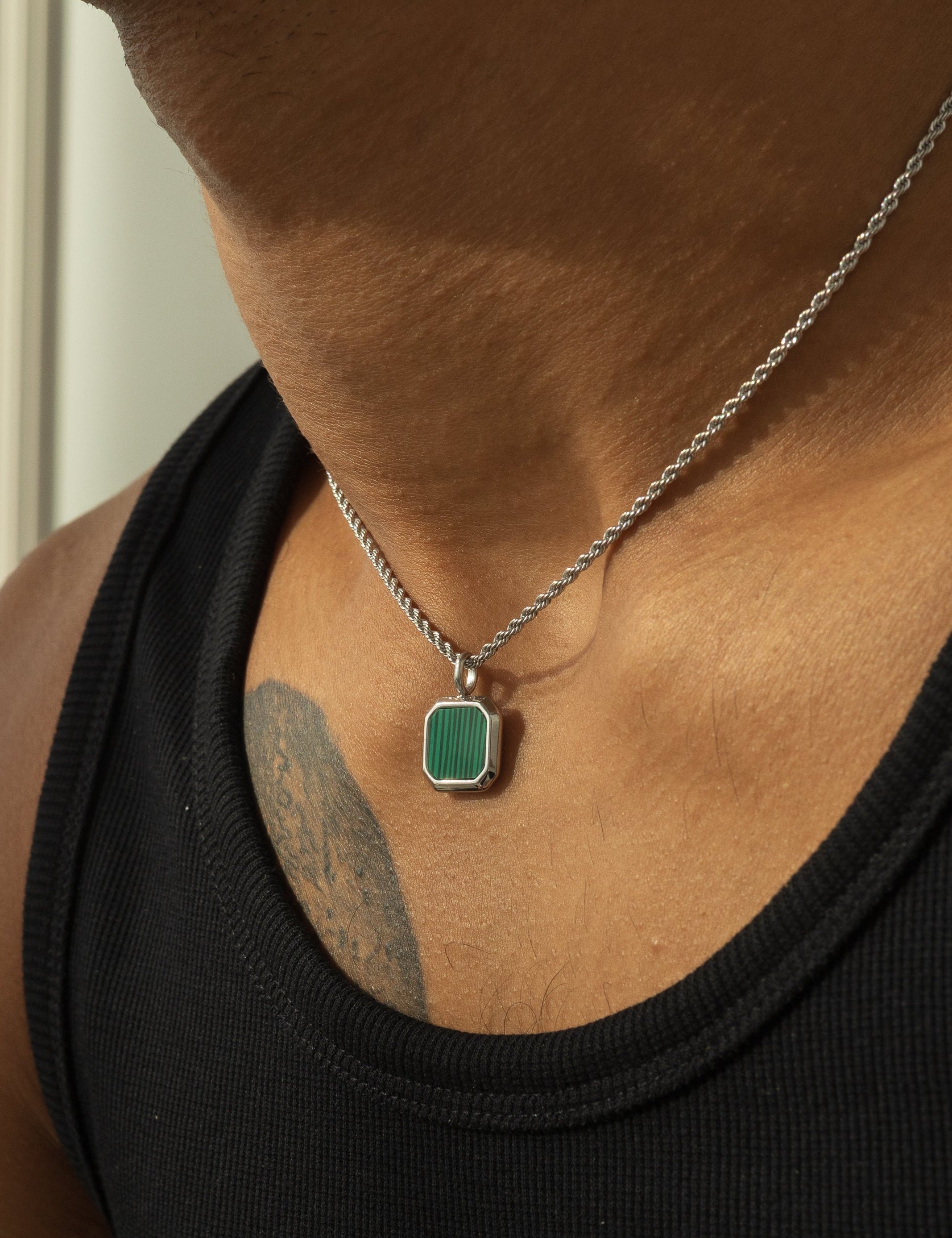 Malachite Halskette