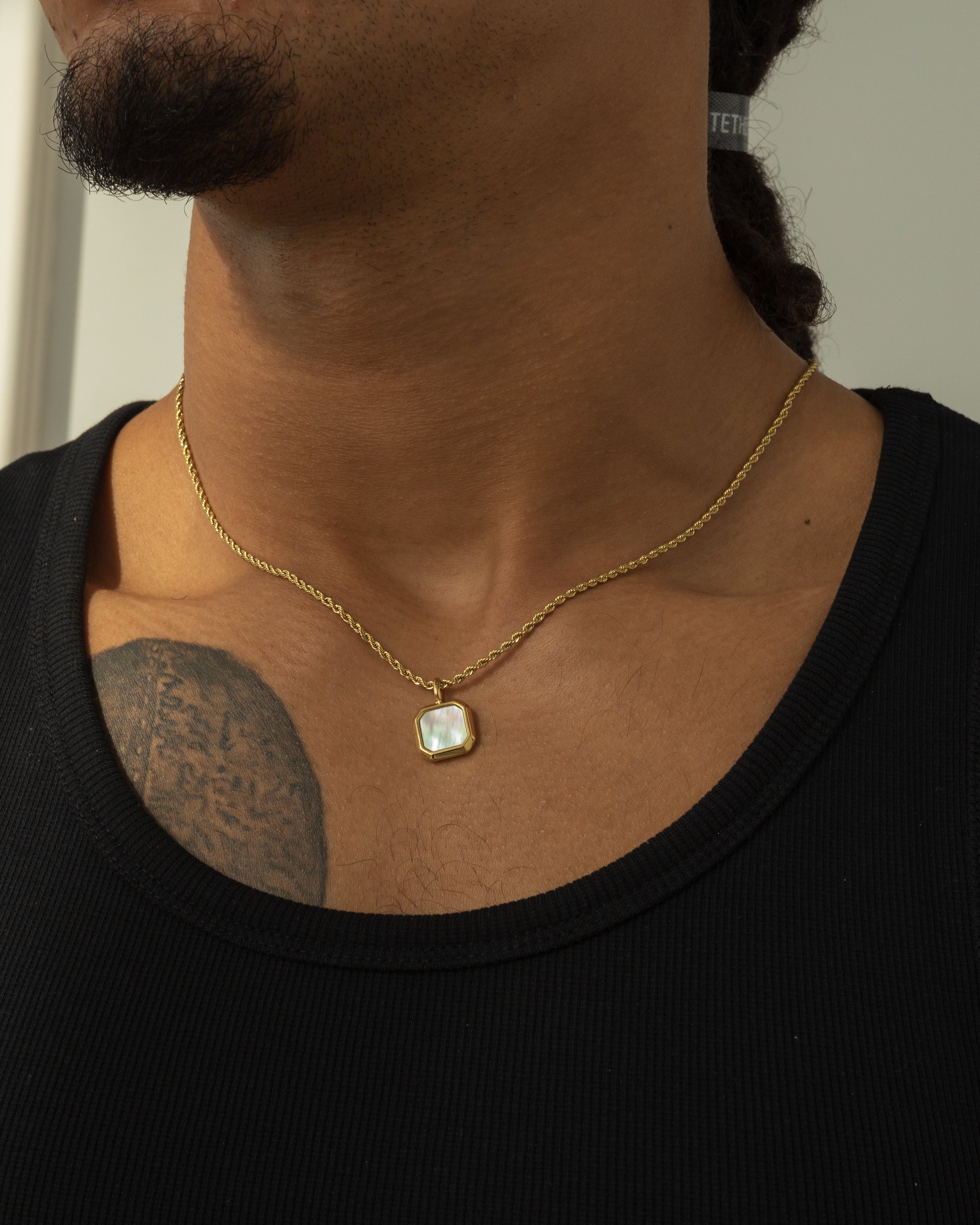 Nacre Halskette - Gold