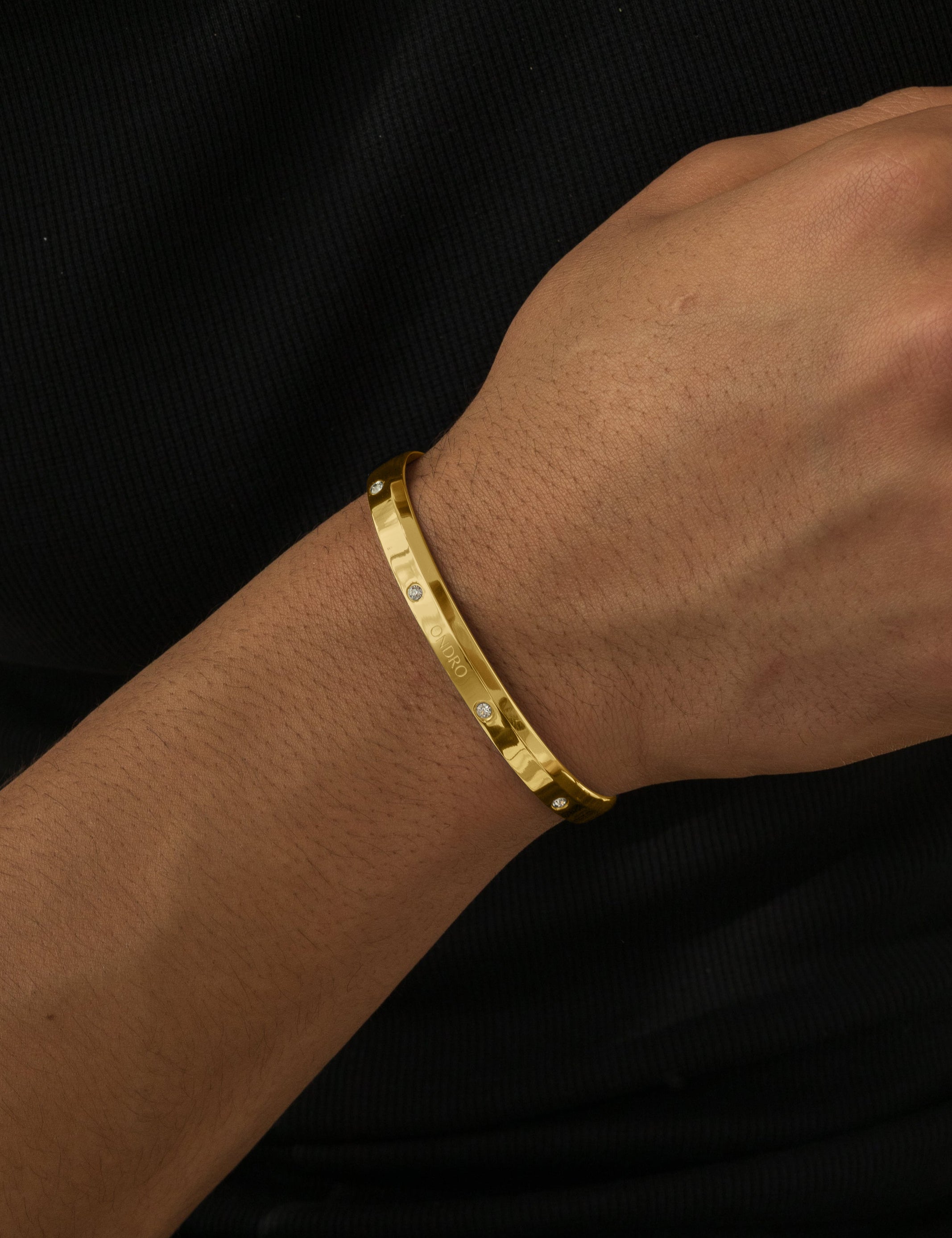 Sovereign Signature Cuff - Gold