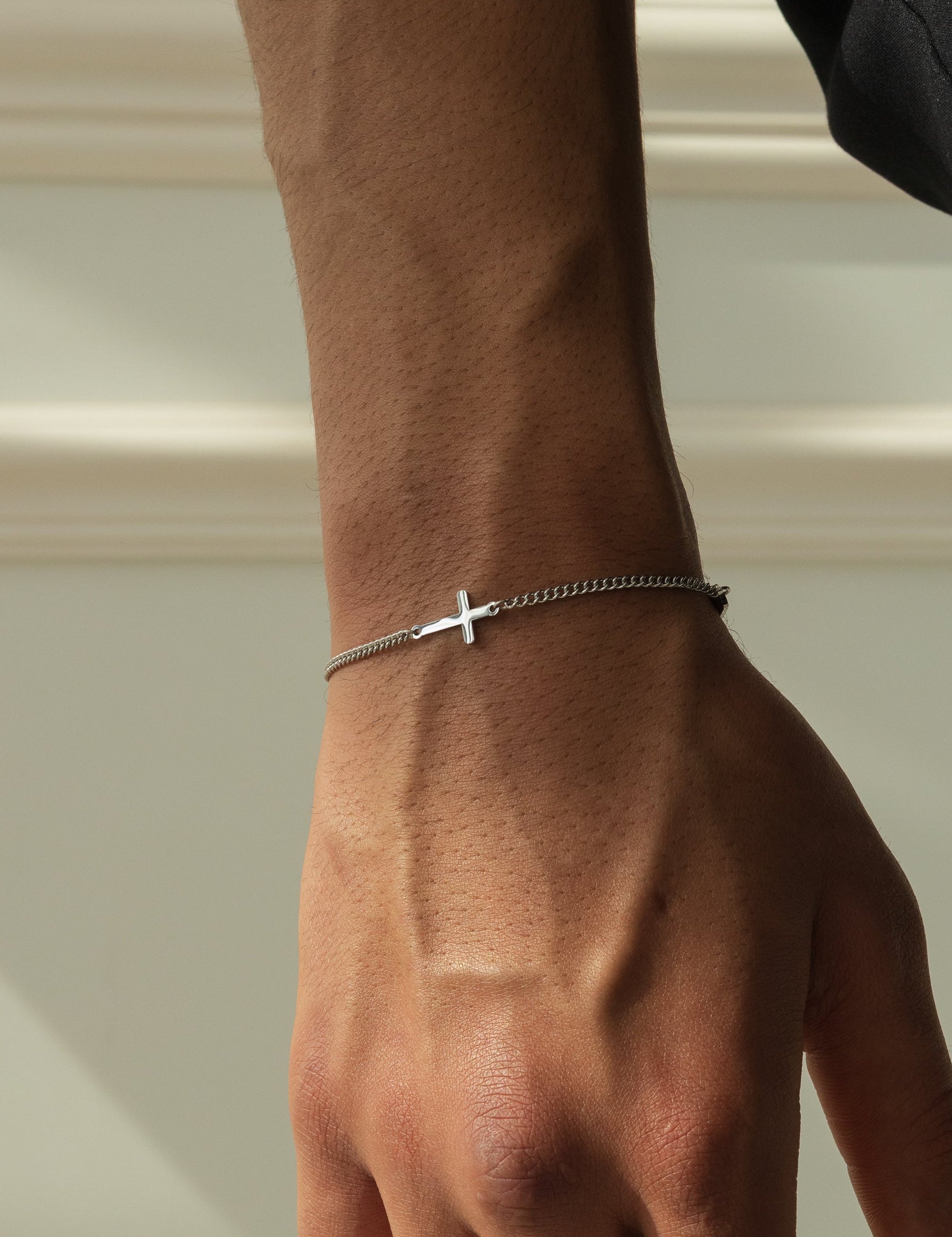 Basic Cross Halskette + Armband | SET