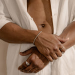 Armband || || Look: Porto Armband 3mm | Frosted Stamp Ring + Frosted Sava Ring