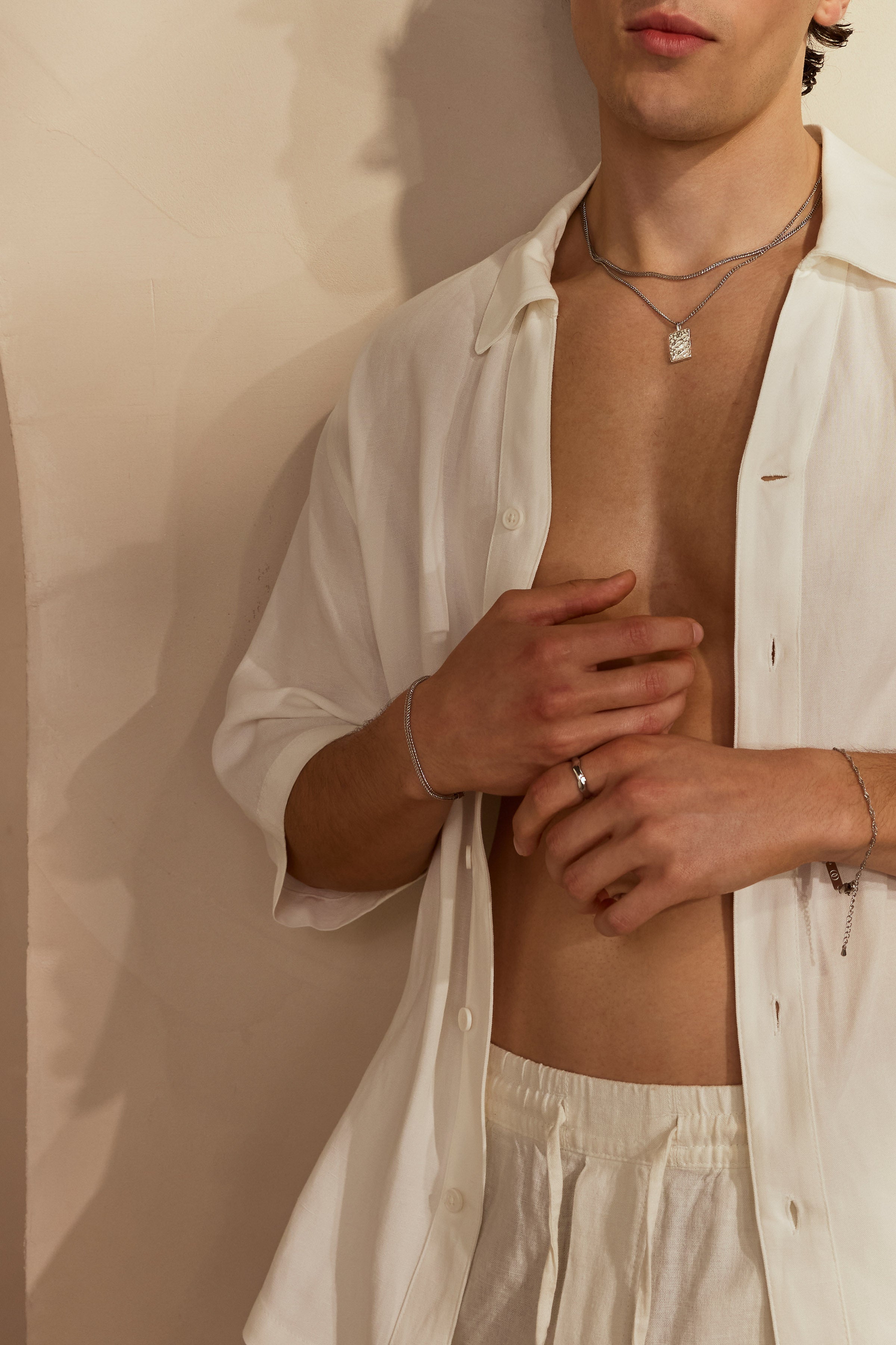 Armband || || Look: Franco Armband 2,5mm + Singapur Armband 2,5mm | Franco Halskette 2,5mm + Modular Halskette | Unregular Ring