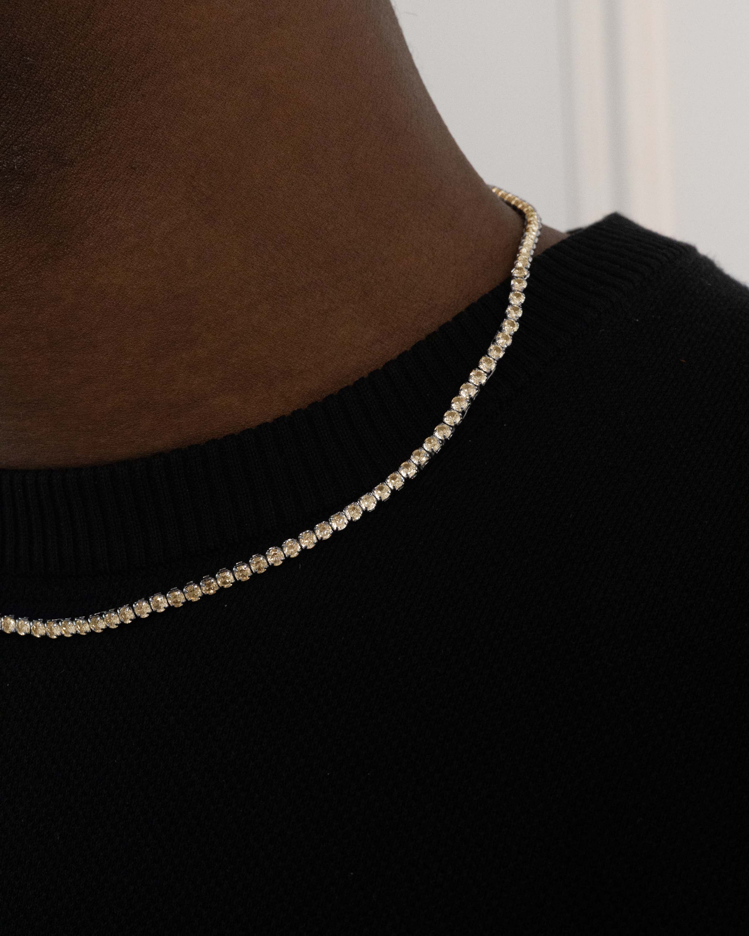 Ice Halskette - Champagne Gold