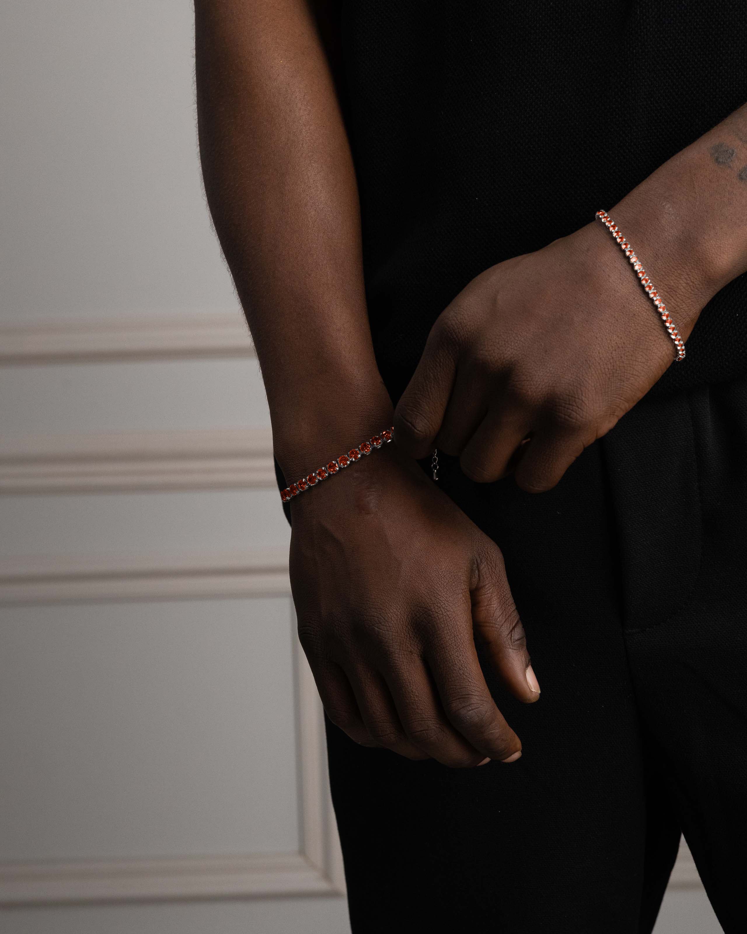 Ice Armband 5mm - Rot