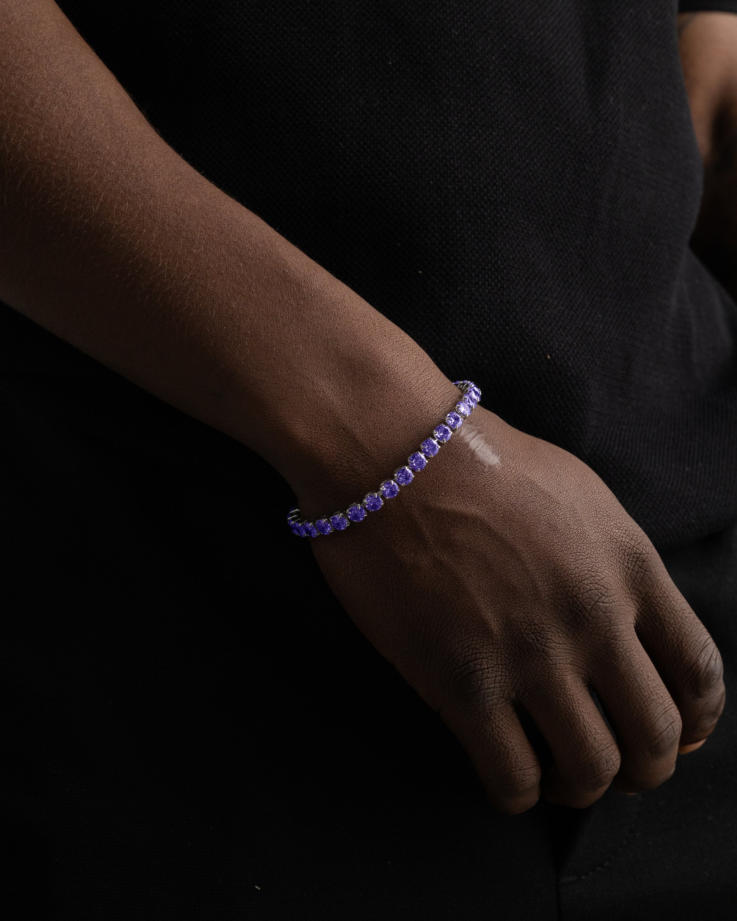 Ice Armband 5mm - Violet